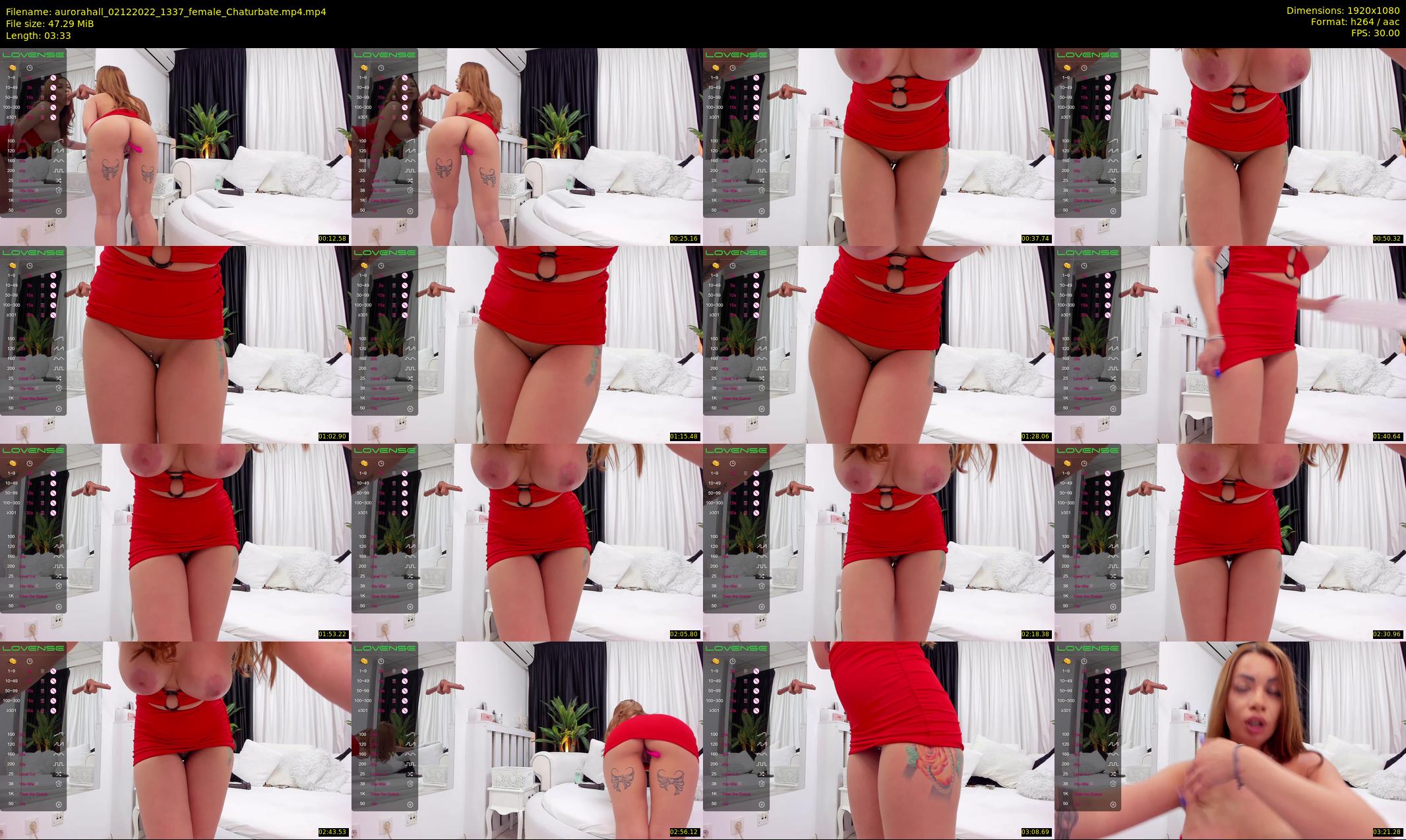 aurorahall — 4 minute Chaturbate female cam show recording, 1080p, Dec 2, 2022