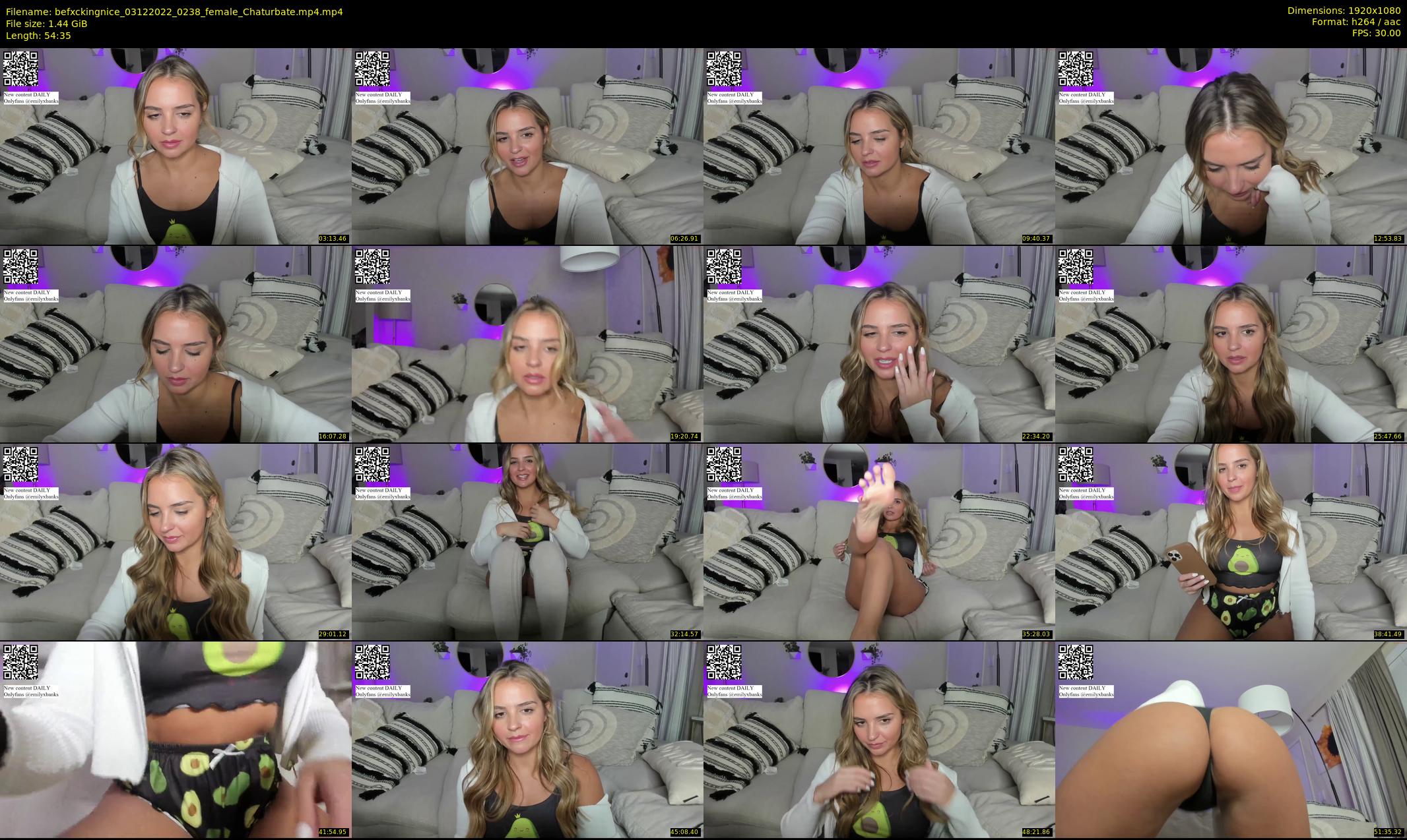 befxckingnice — 55 minute Chaturbate female cam show recording, 1080p, Dec 3, 2022