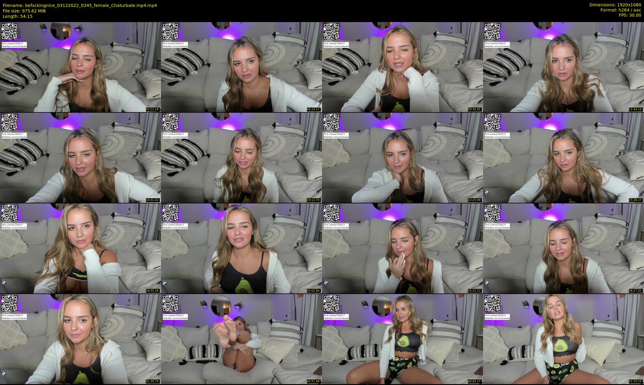befxckingnice — 55 minute Chaturbate female cam show recording, 1080p, Dec 3, 2022