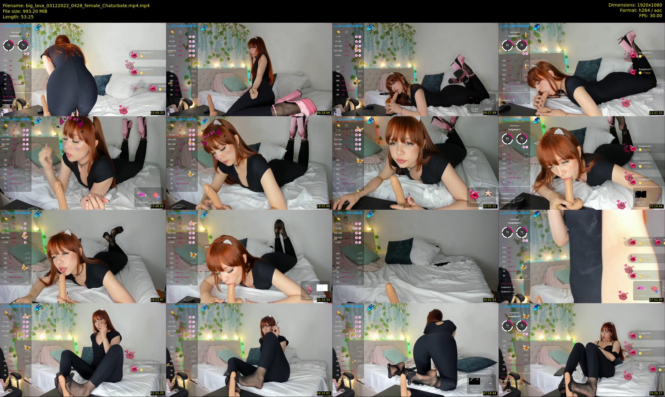 big_lava — 54 minute Chaturbate female cam show recording, 1080p, Dec 3, 2022