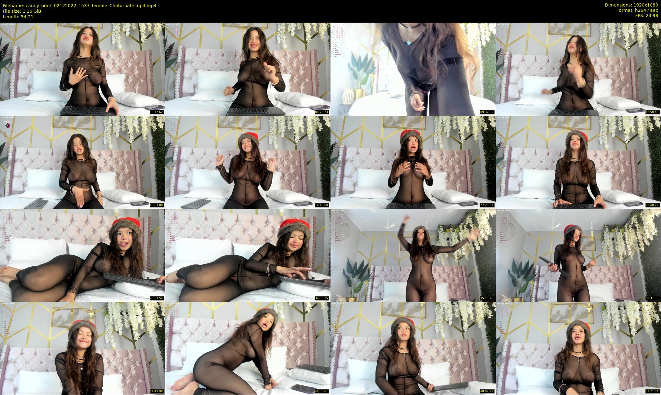 candy_beck — 55 minute Chaturbate female cam show recording, 1080p, Dec 2, 2022