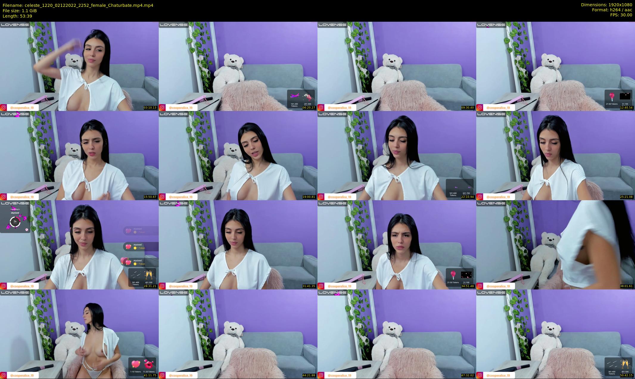 celeste_1220 — 54 minute Chaturbate female cam show recording, 1080p, Dec 2, 2022