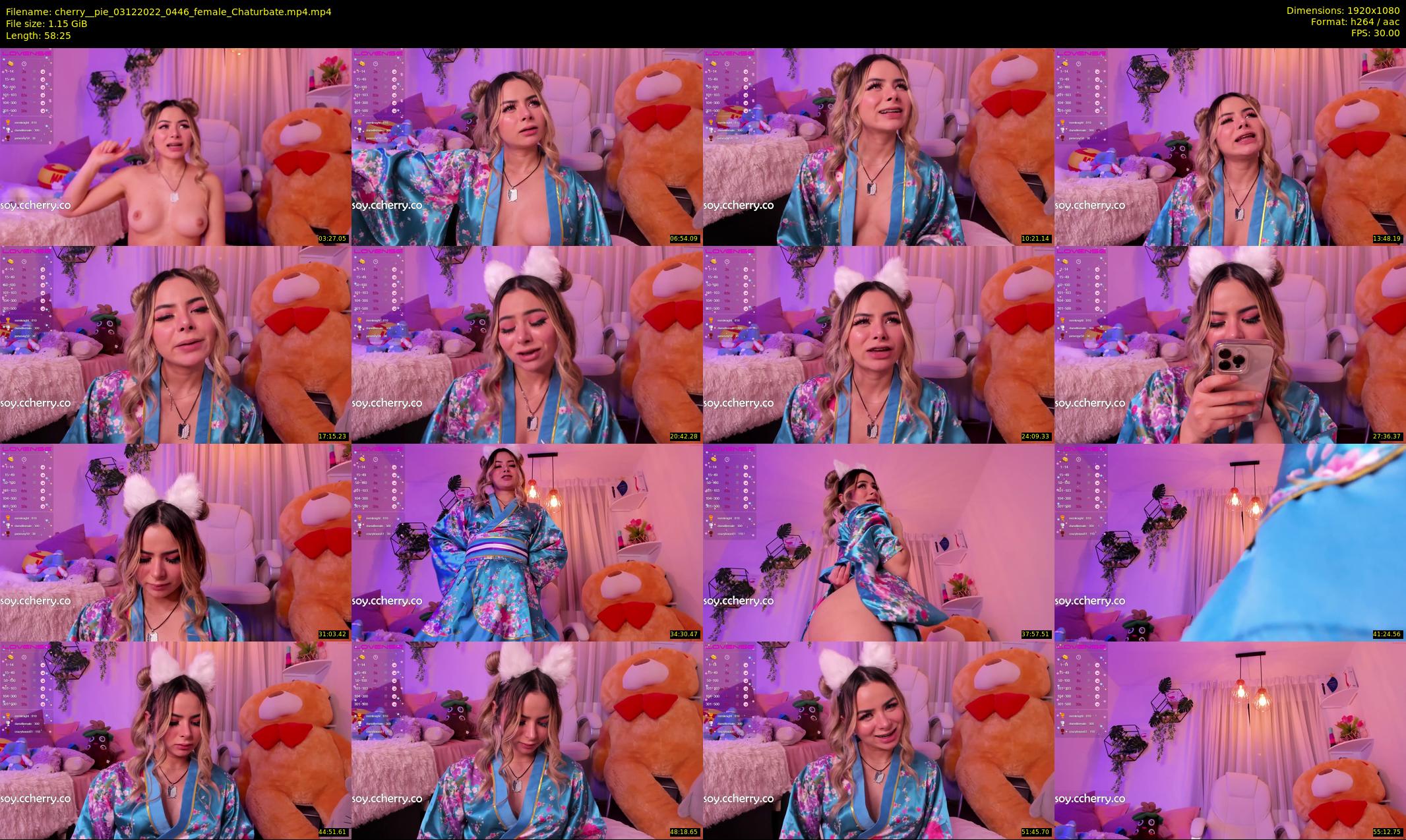 cherry__pie — 59 minute Chaturbate female cam show recording, 1080p, Dec 3, 2022