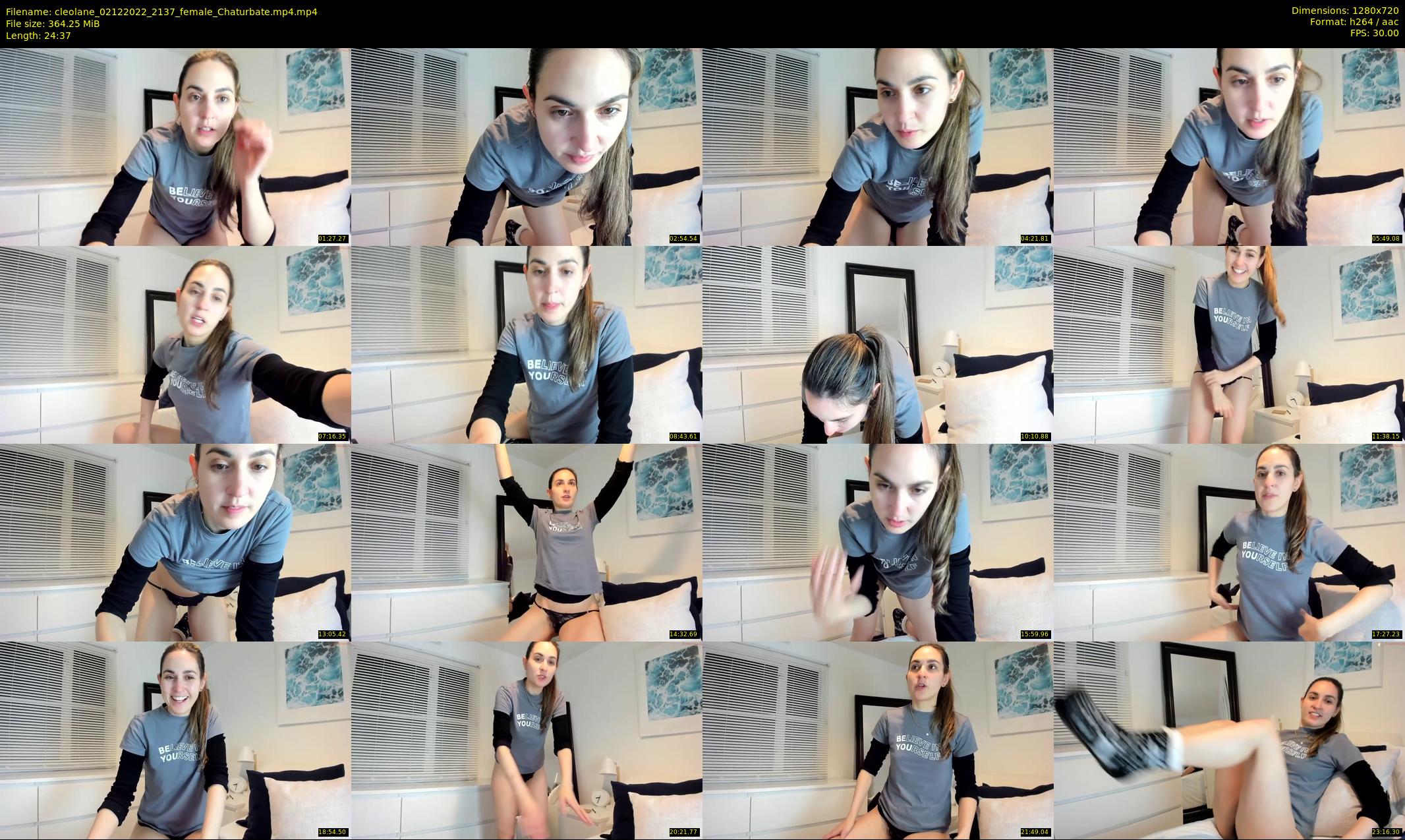 cleolane — 25 minute Chaturbate female cam show recording, 720p, Dec 2, 2022