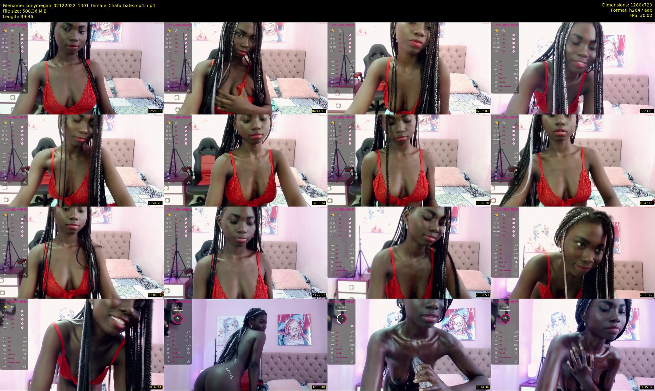 conymegan — 40 minute Chaturbate female cam show recording, 720p, Dec 2, 2022