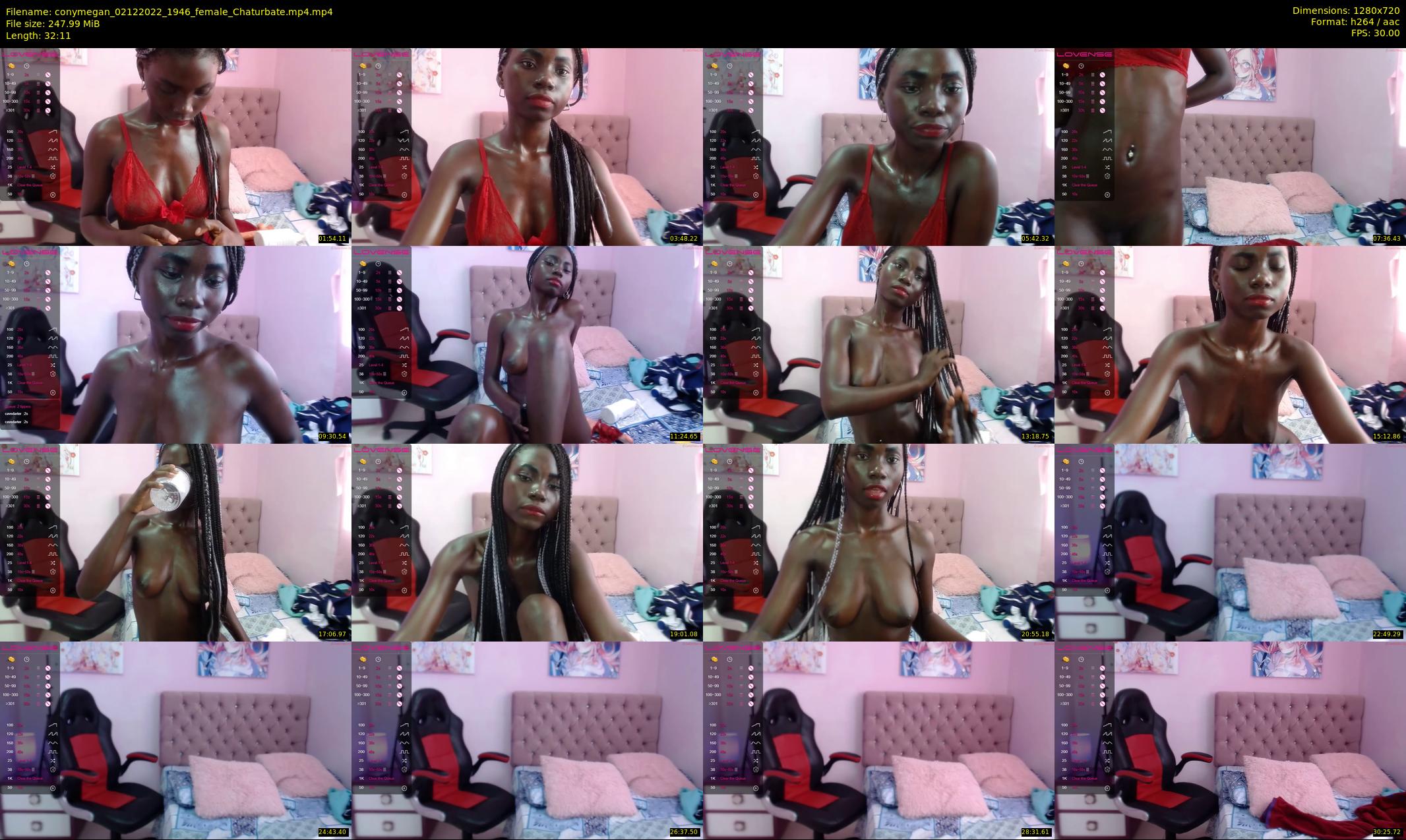 conymegan — 33 minute Chaturbate female cam show recording, 720p, Dec 2, 2022