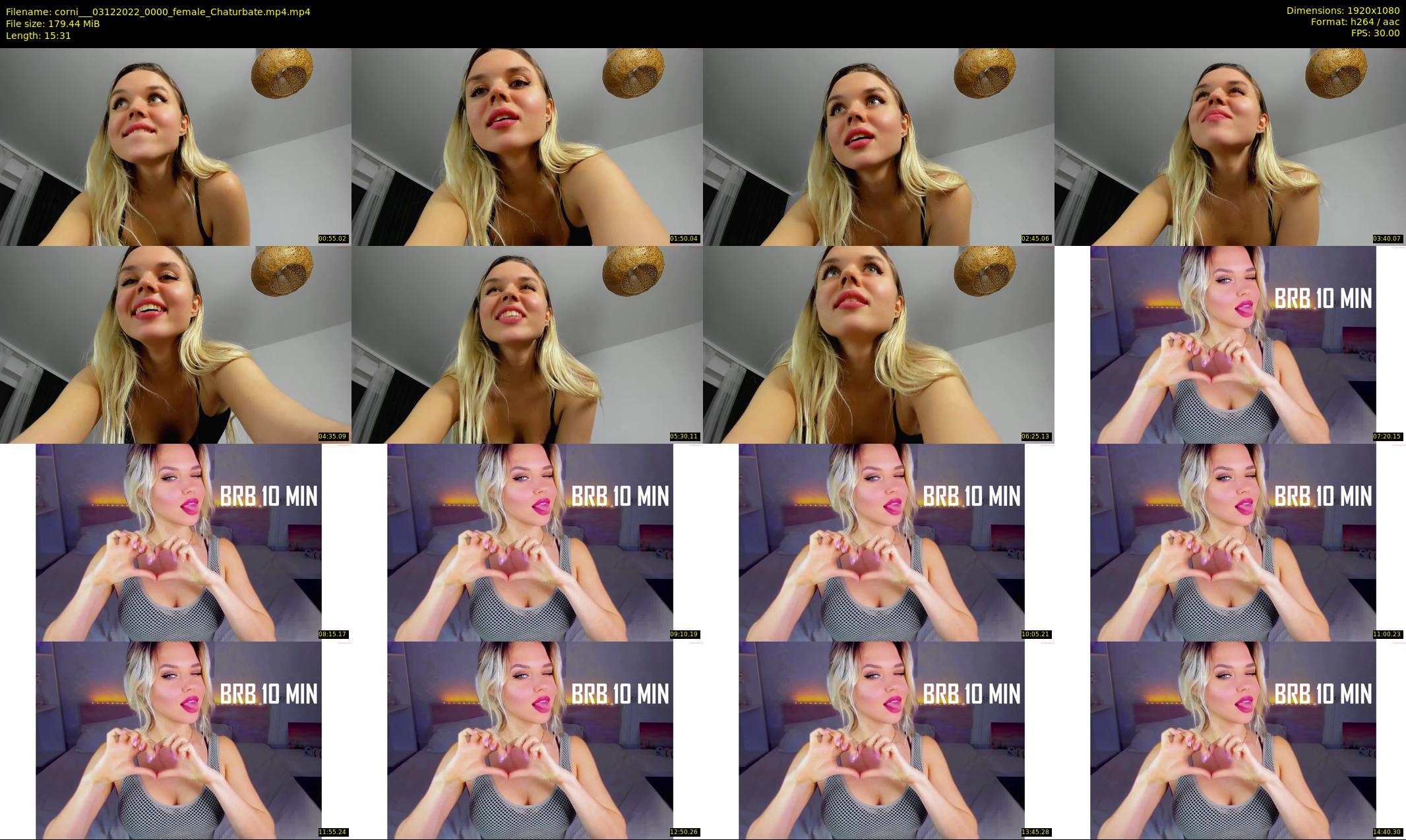 corni__ — 16 minute Chaturbate female cam show recording, 1080p, Dec 3, 2022