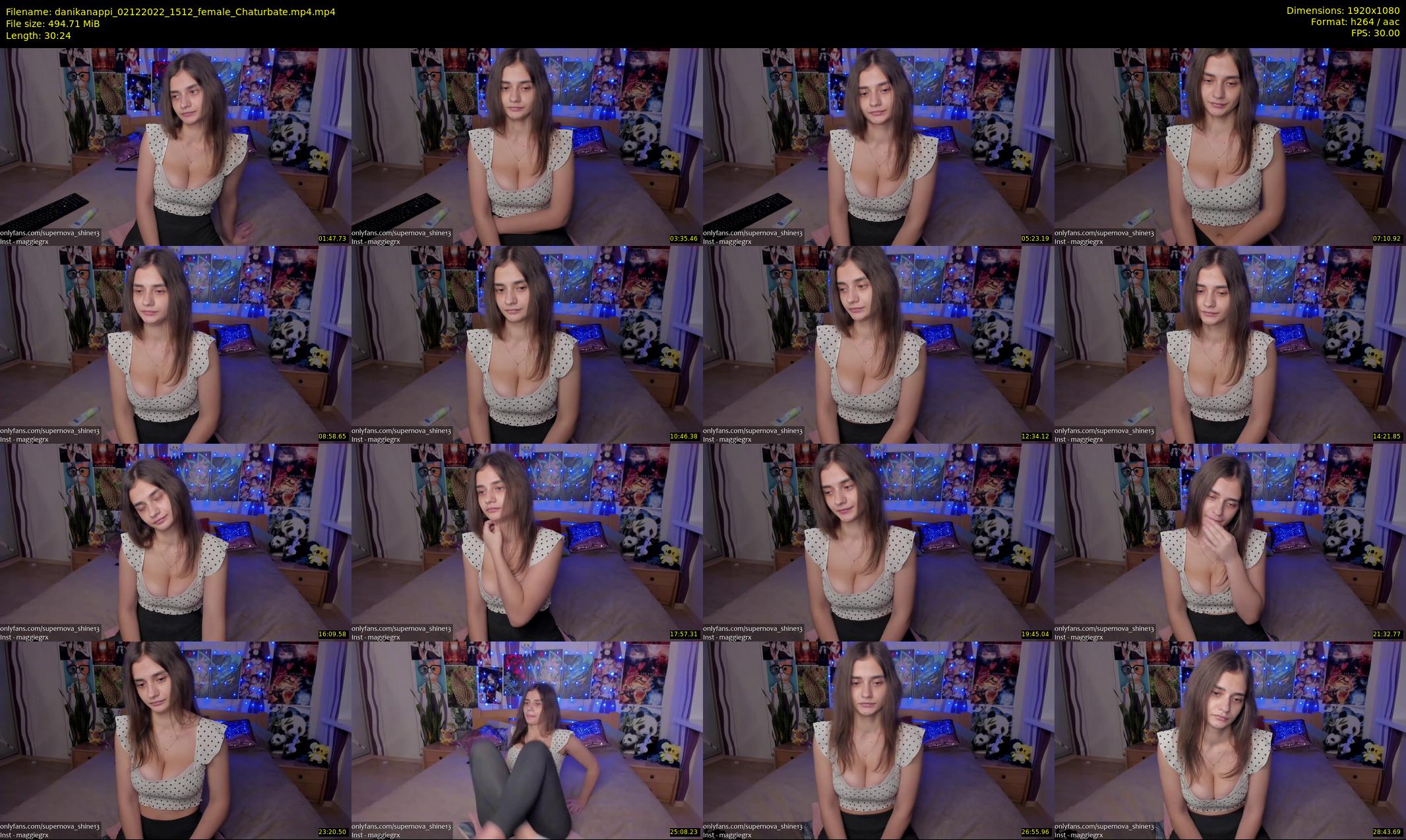 danikanappi — 31 minute Chaturbate female cam show recording, 1080p, Dec 2, 2022