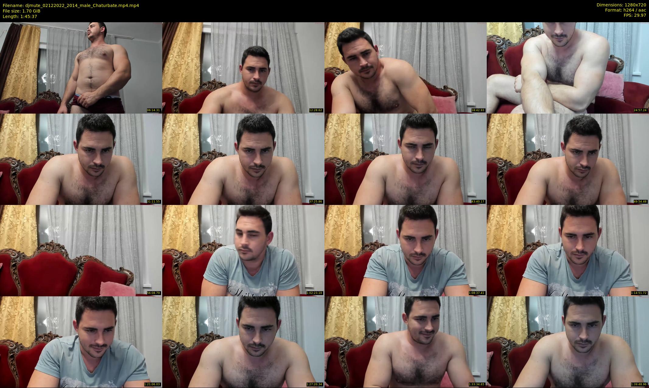 djmute — 106 minute Chaturbate male cam show recording, 720p, Dec 2, 2022
