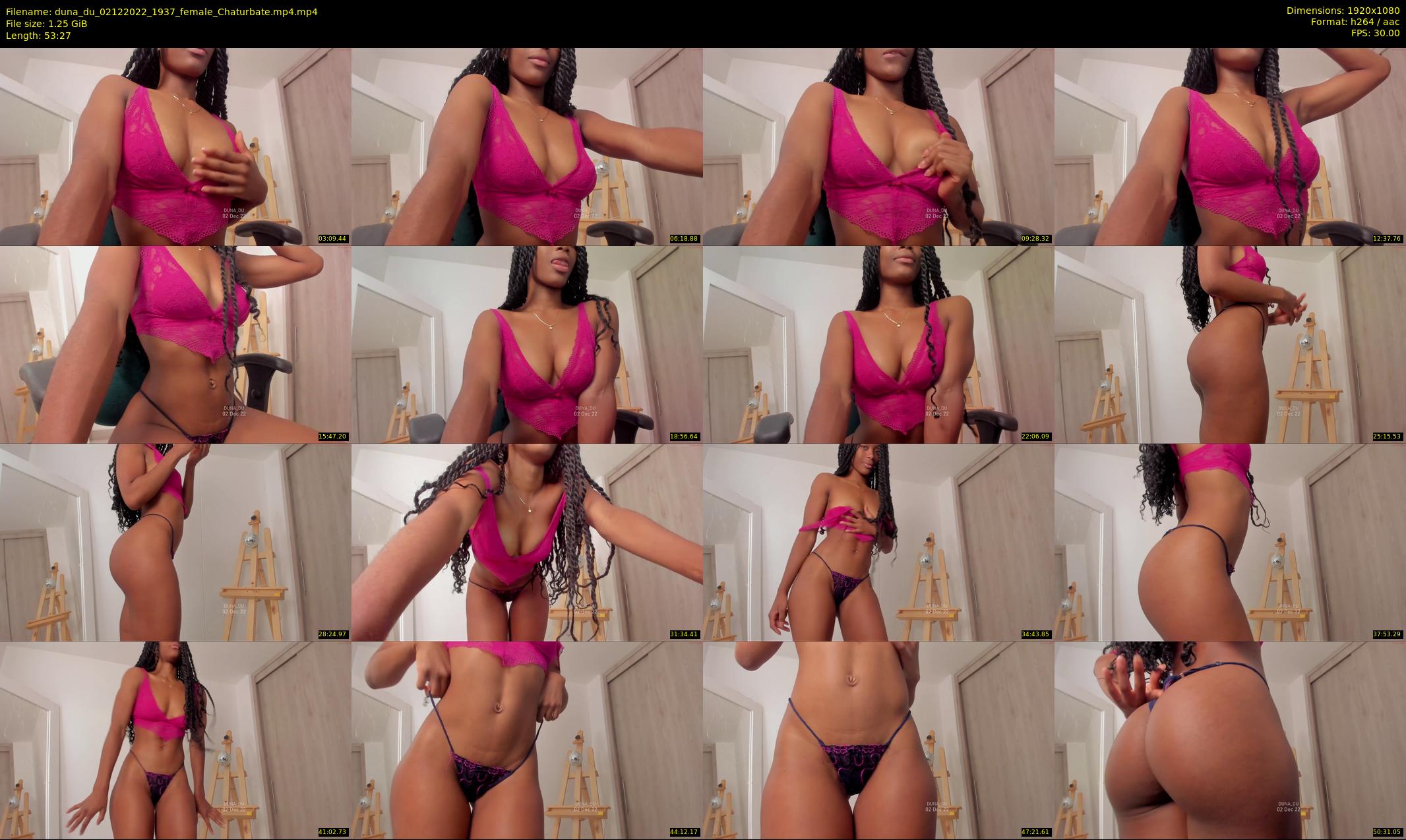 duna_du — 54 minute Chaturbate female cam show recording, 1080p, Dec 2, 2022