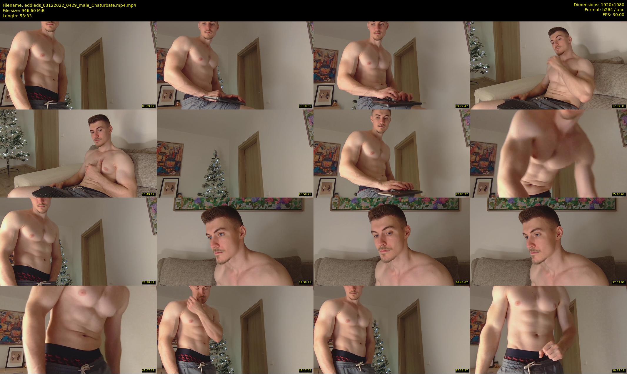 eddieds — 54 minute Chaturbate male cam show recording, 1080p, Dec 3, 2022