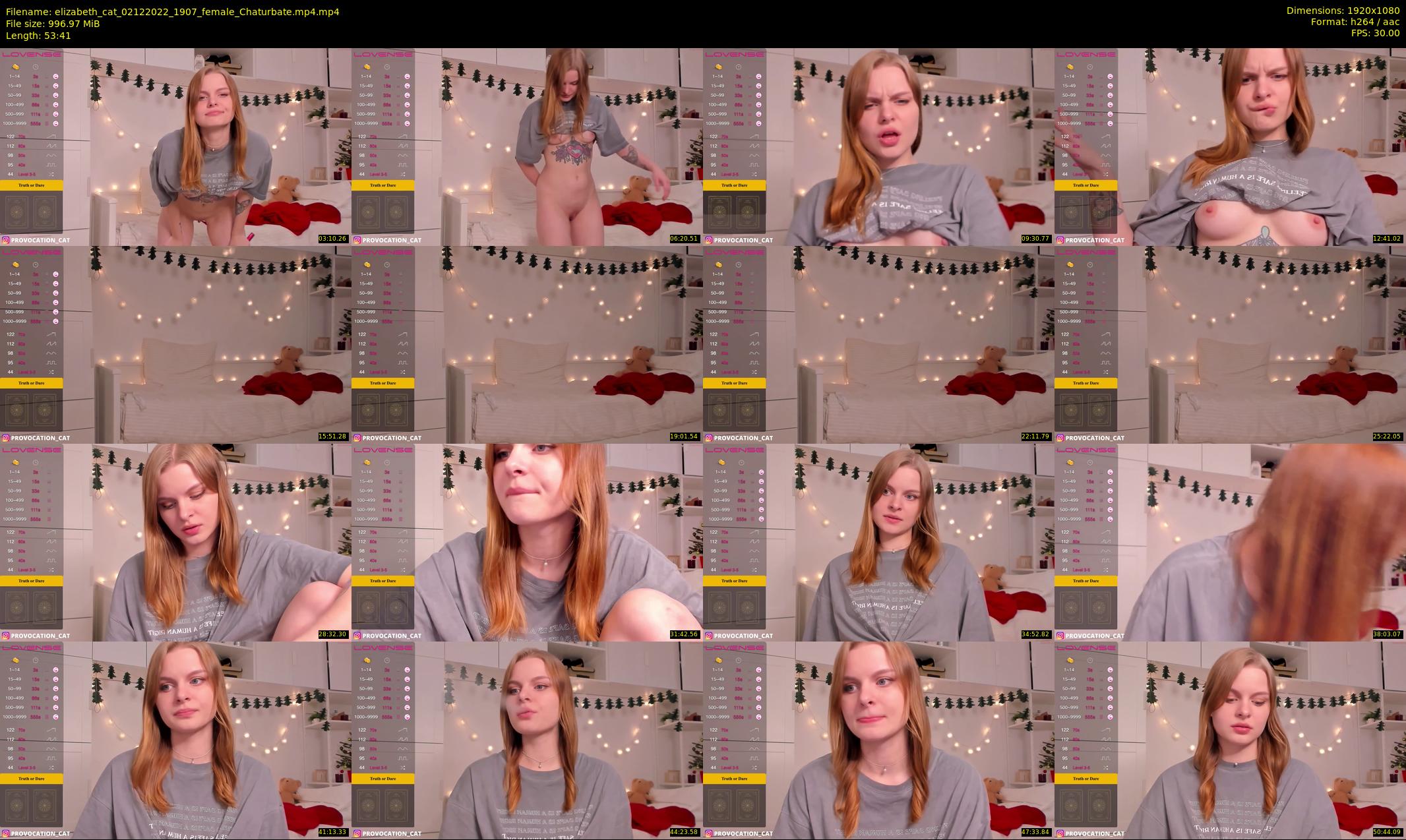 elizabeth_cat — 54 minute Chaturbate female cam show recording, 1080p, Dec 2, 2022
