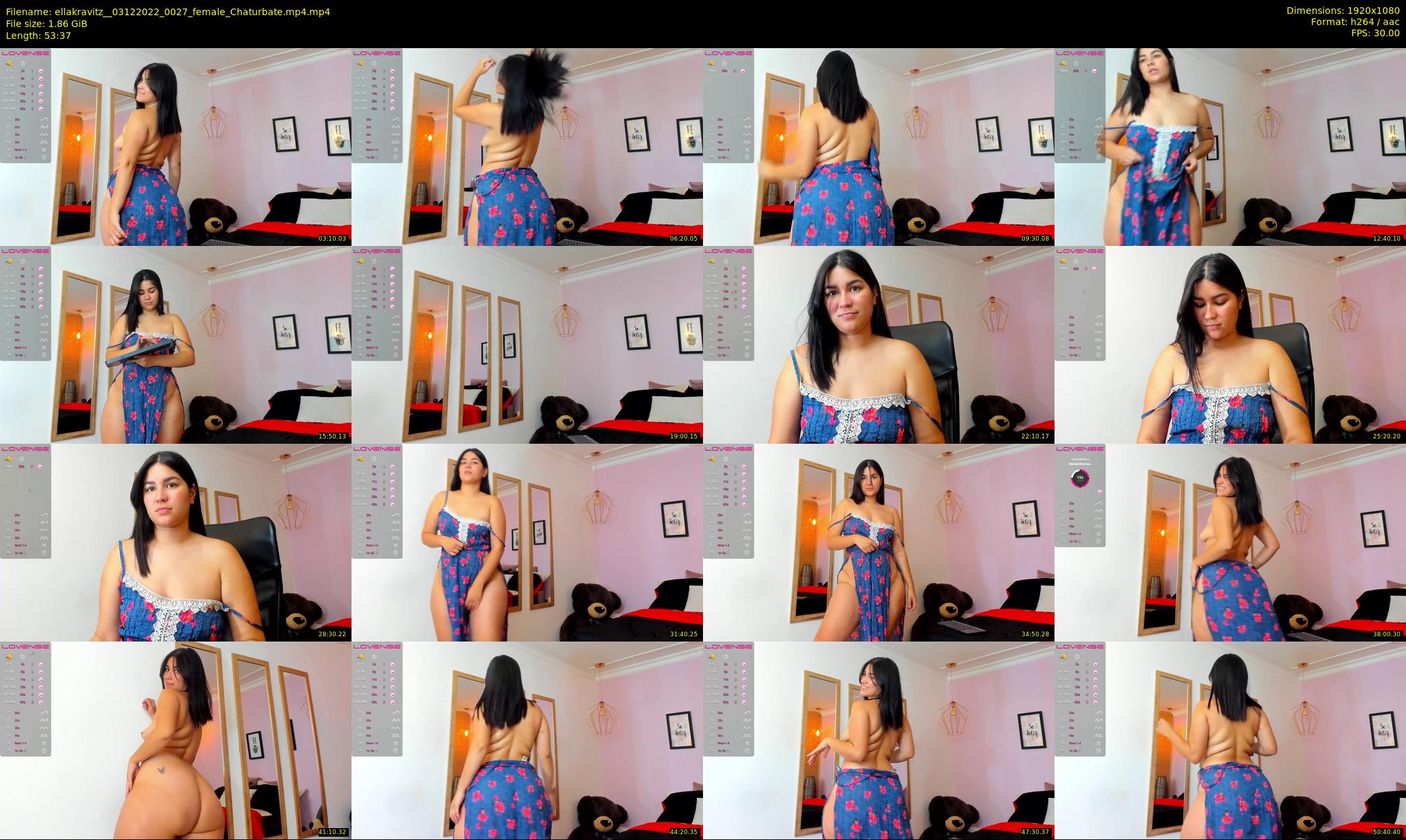 ellakravitz_ — 54 minute Chaturbate female cam show recording, 1080p, Dec 3, 2022