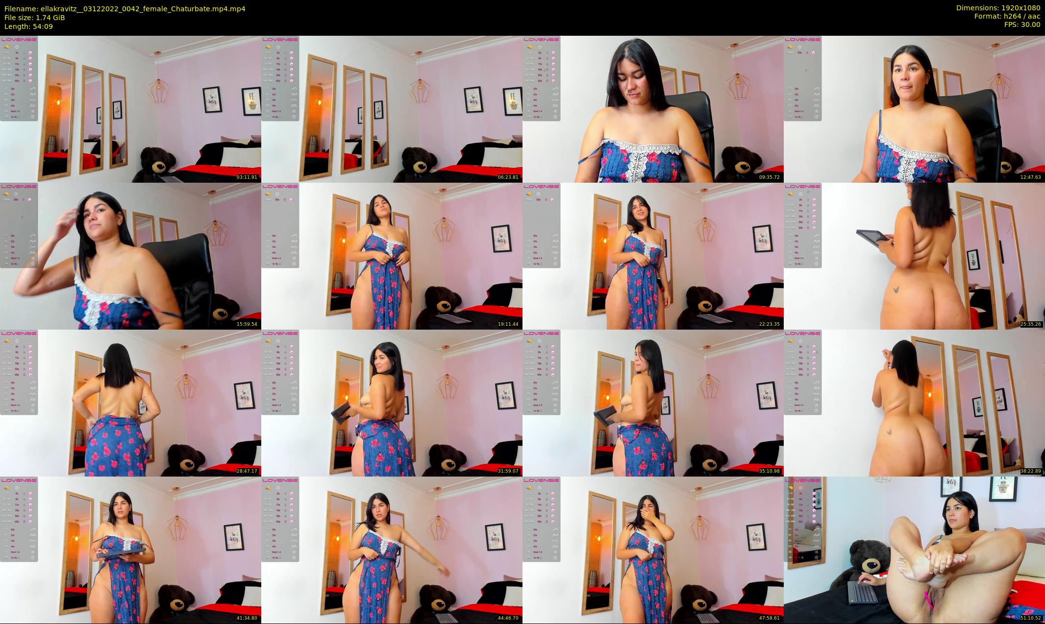 ellakravitz_ — 55 minute Chaturbate female cam show recording, 1080p, Dec 3, 2022