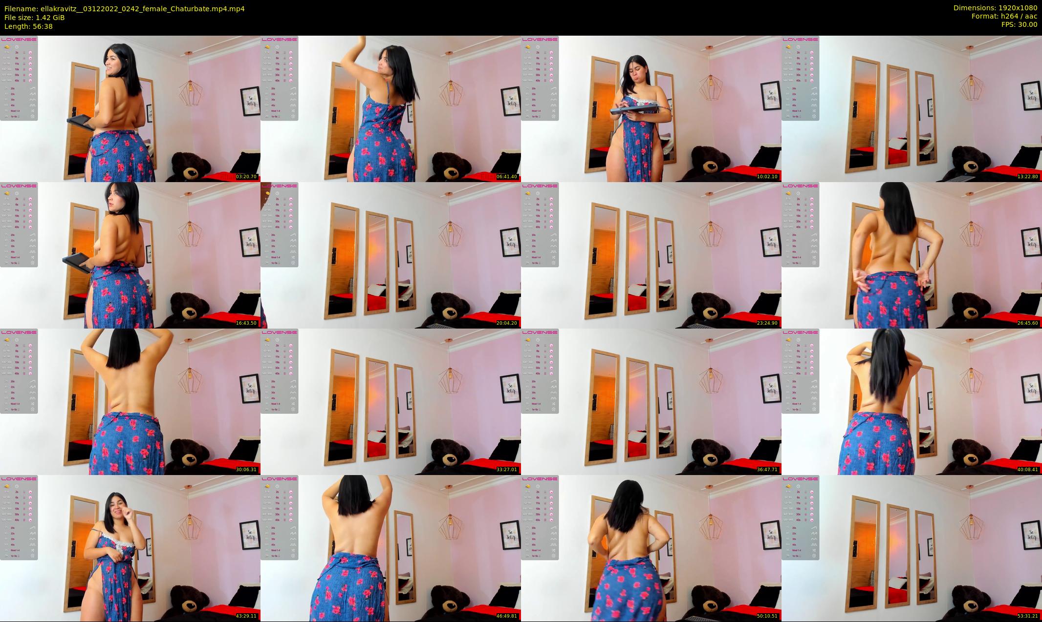 ellakravitz_ — 57 minute Chaturbate female cam show recording, 1080p, Dec 3, 2022
