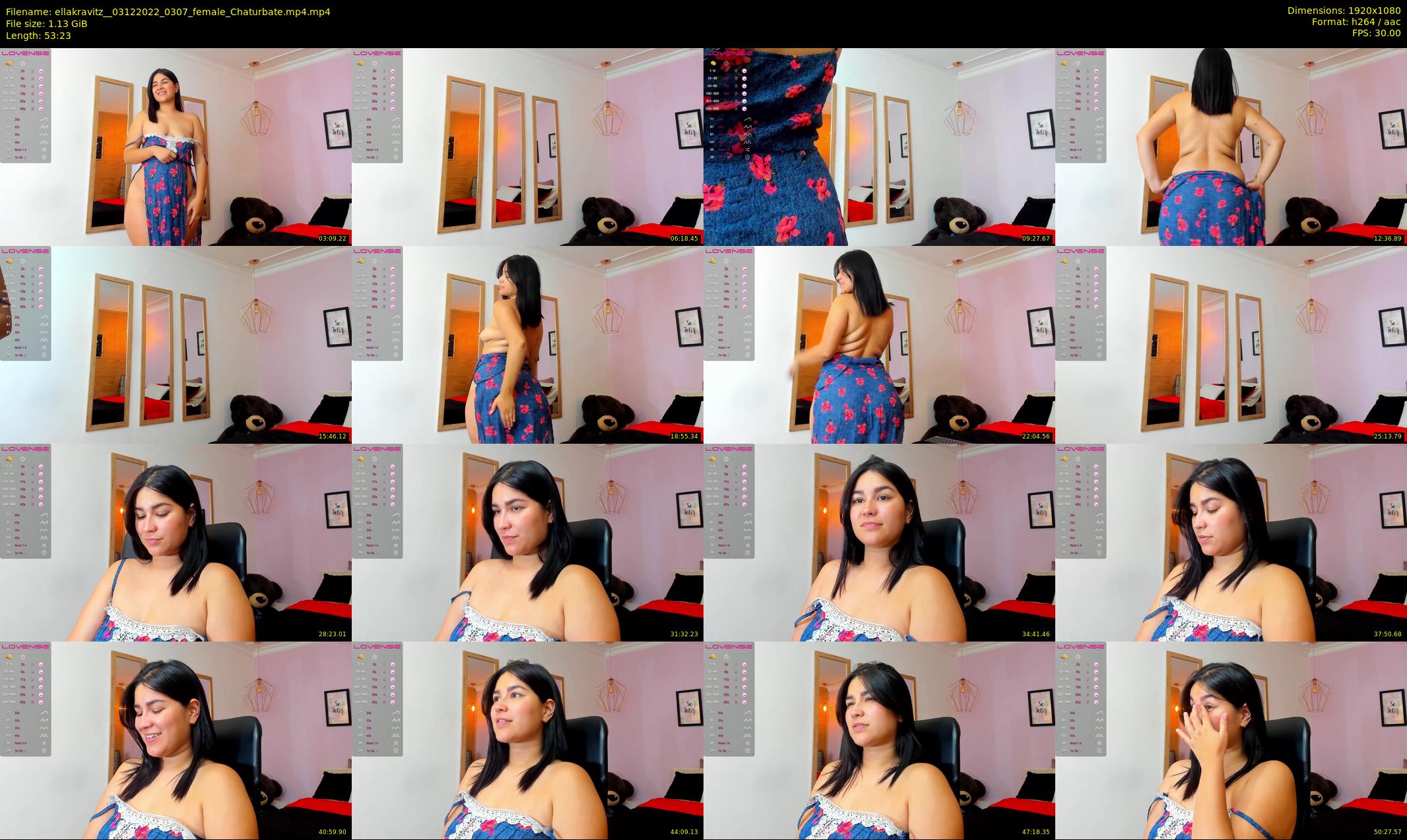 ellakravitz_ — 54 minute Chaturbate female cam show recording, 1080p, Dec 3, 2022