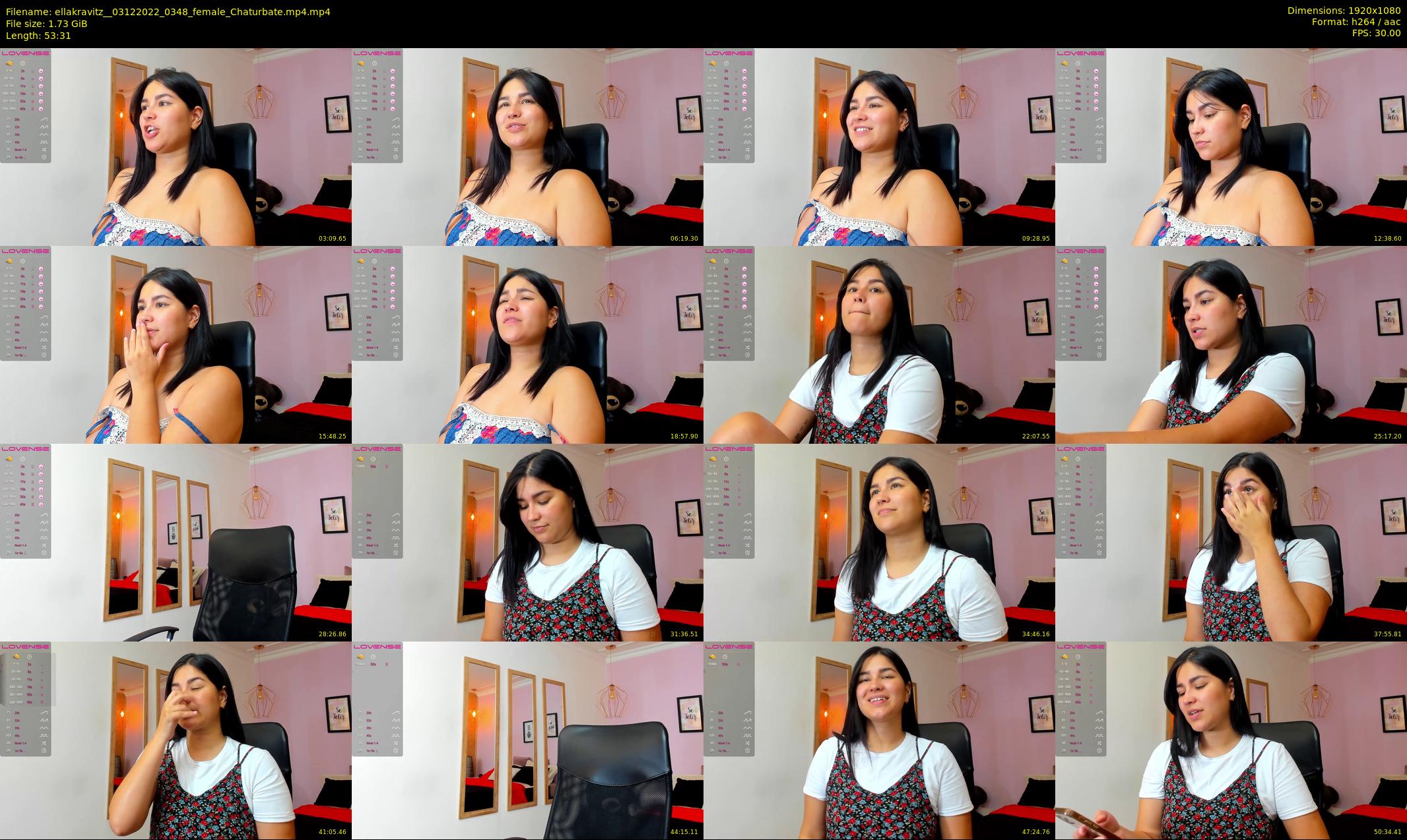 ellakravitz_ — 54 minute Chaturbate female cam show recording, 1080p, Dec 3, 2022