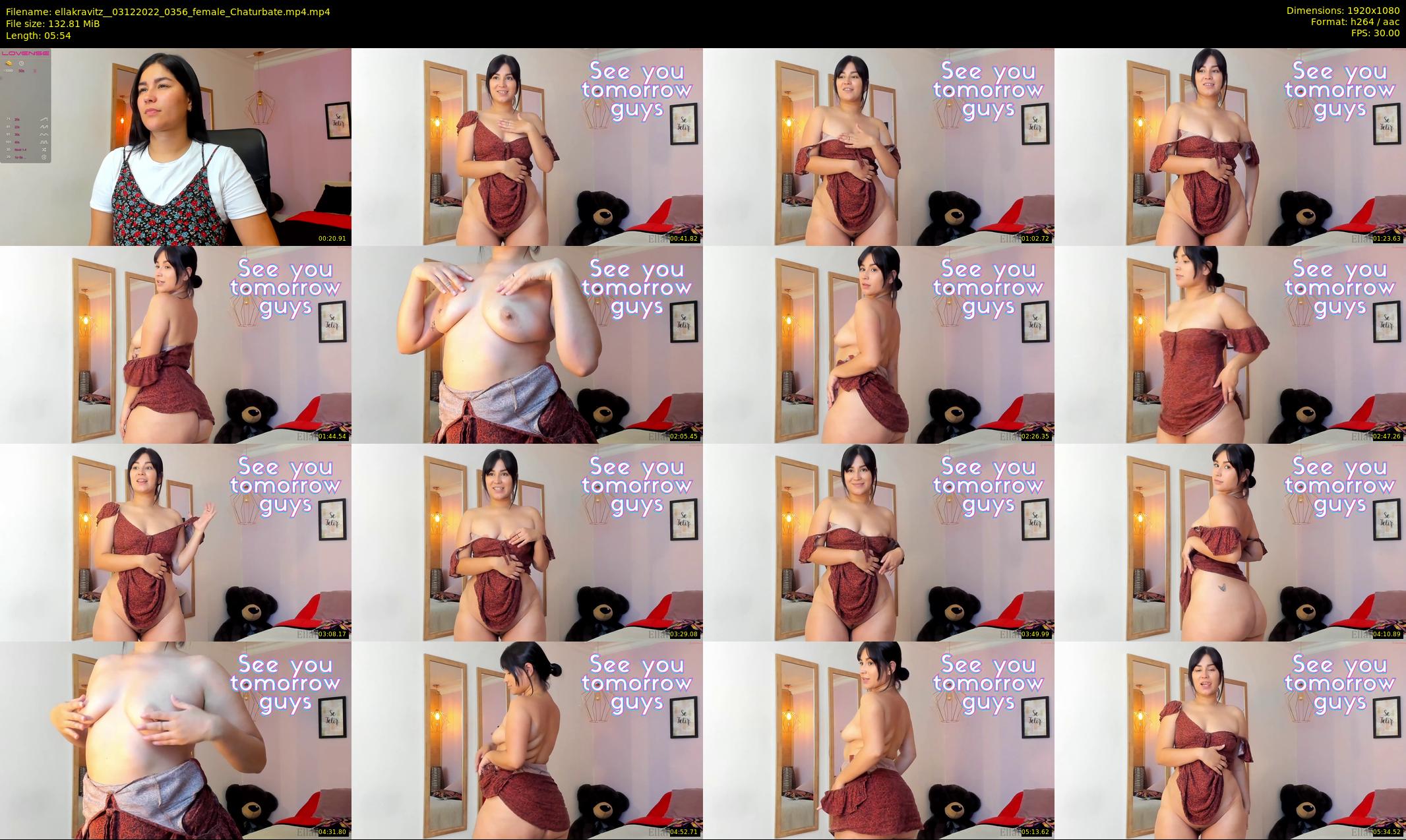 ellakravitz_ — 6 minute Chaturbate female cam show recording, 1080p, Dec 3, 2022