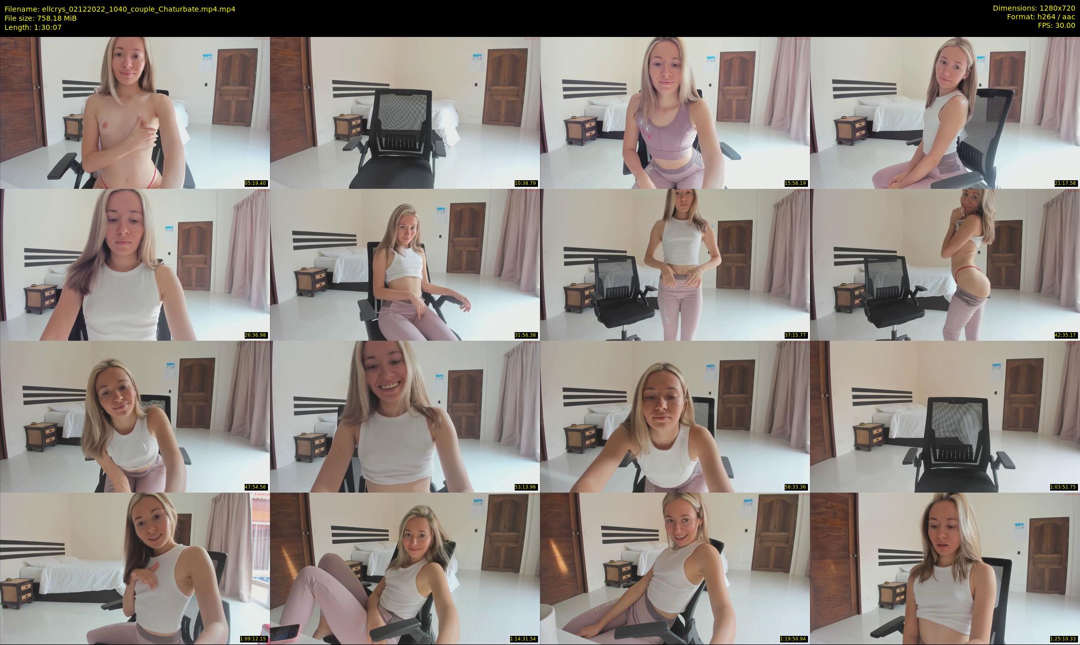 ellcrys — 91 minute Chaturbate couple cam show recording, 720p, Dec 2, 2022