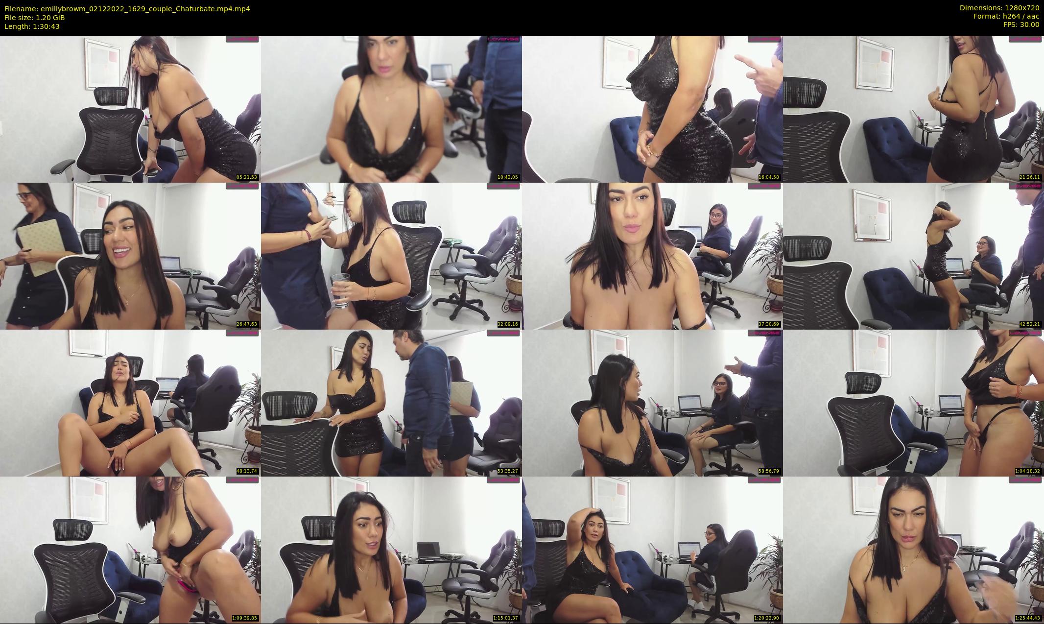 emillybrowm — 91 minute Chaturbate couple cam show recording, 720p, Dec 2, 2022