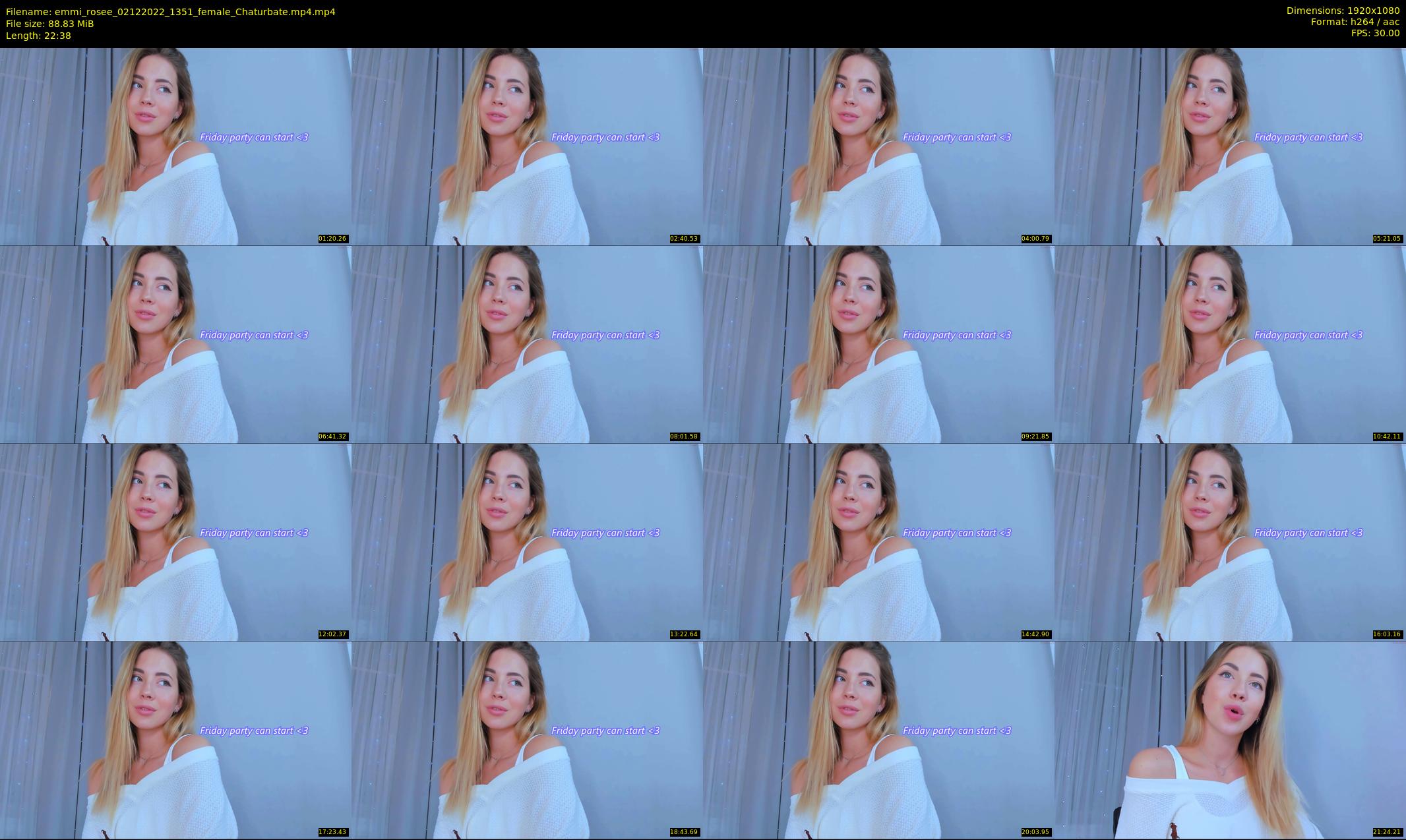 emmi_rosee — 23 minute Chaturbate female cam show recording, 1080p, Dec 2, 2022