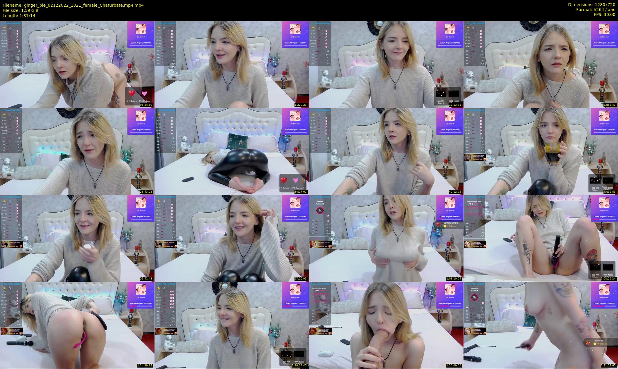 ginger_pie — 98 minute Chaturbate female cam show recording, 720p, Dec 2, 2022