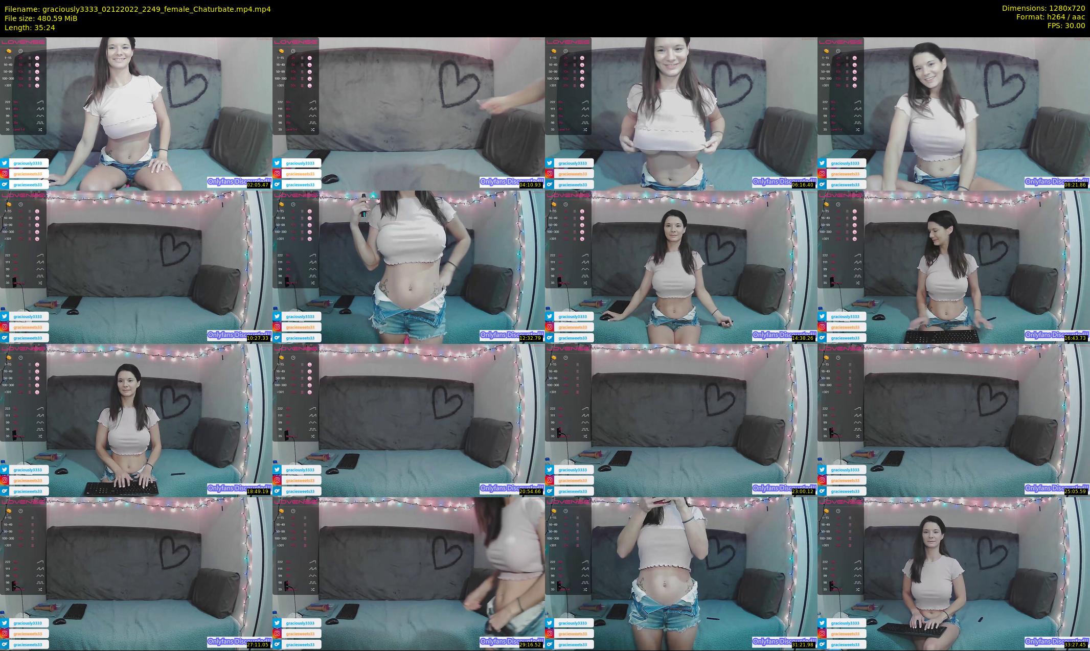 graciously3333 — 36 minute Chaturbate female cam show recording, 720p, Dec 2, 2022