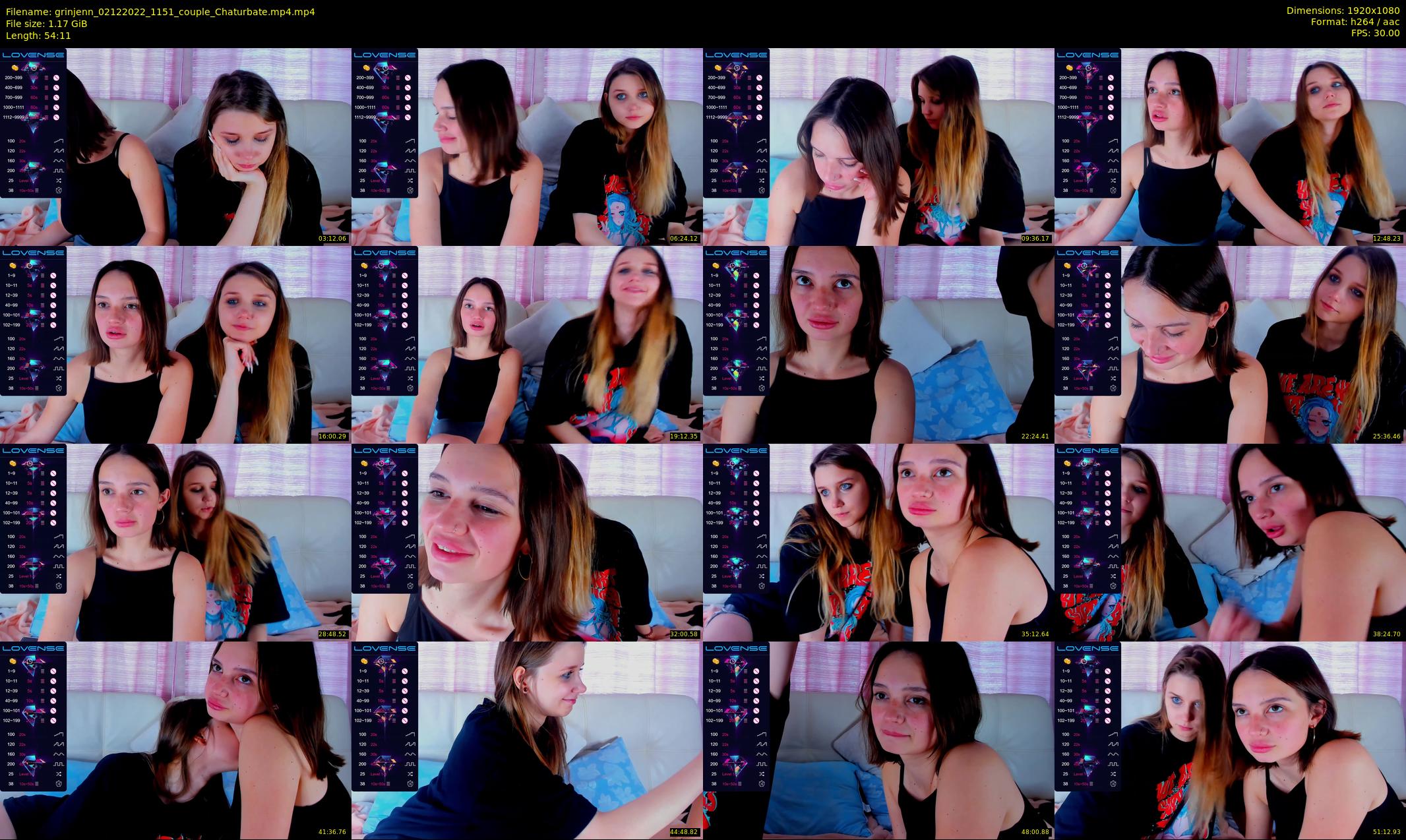 grinjenn — 55 minute Chaturbate female cam show recording, 1080p, Dec 2, 2022