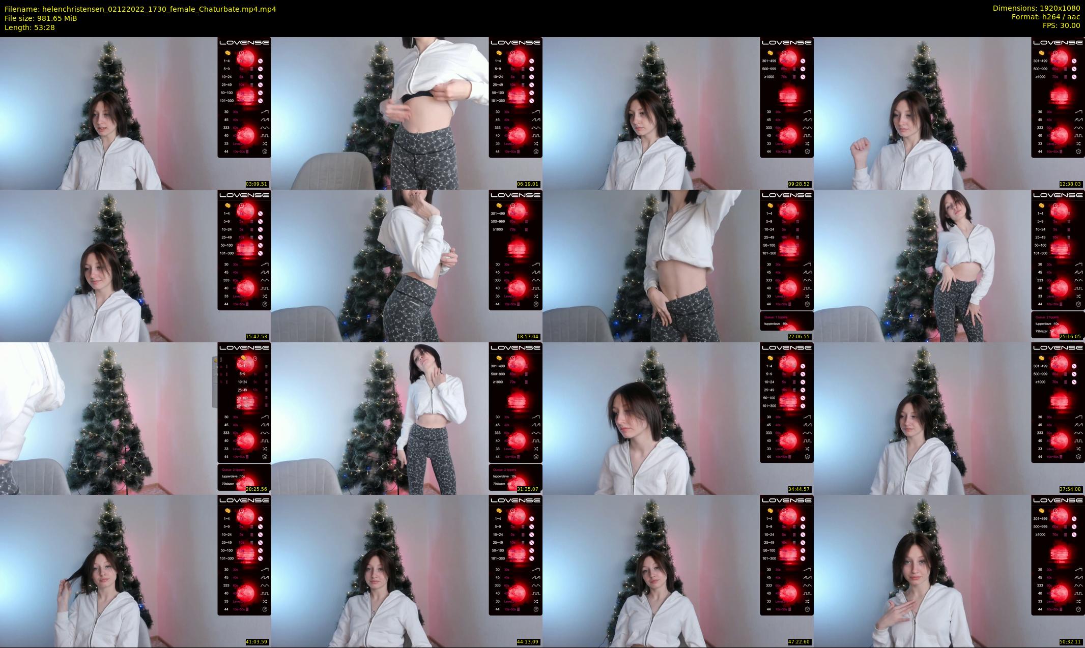 helenchristensen — 54 minute Chaturbate female cam show recording, 1080p, Dec 2, 2022