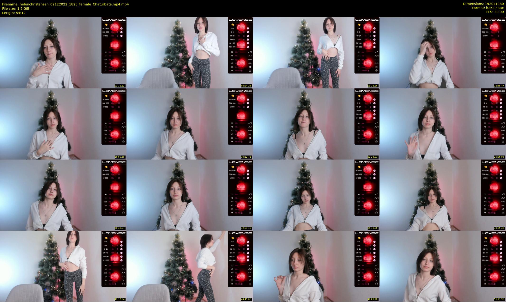 helenchristensen — 55 minute Chaturbate female cam show recording, 1080p, Dec 2, 2022