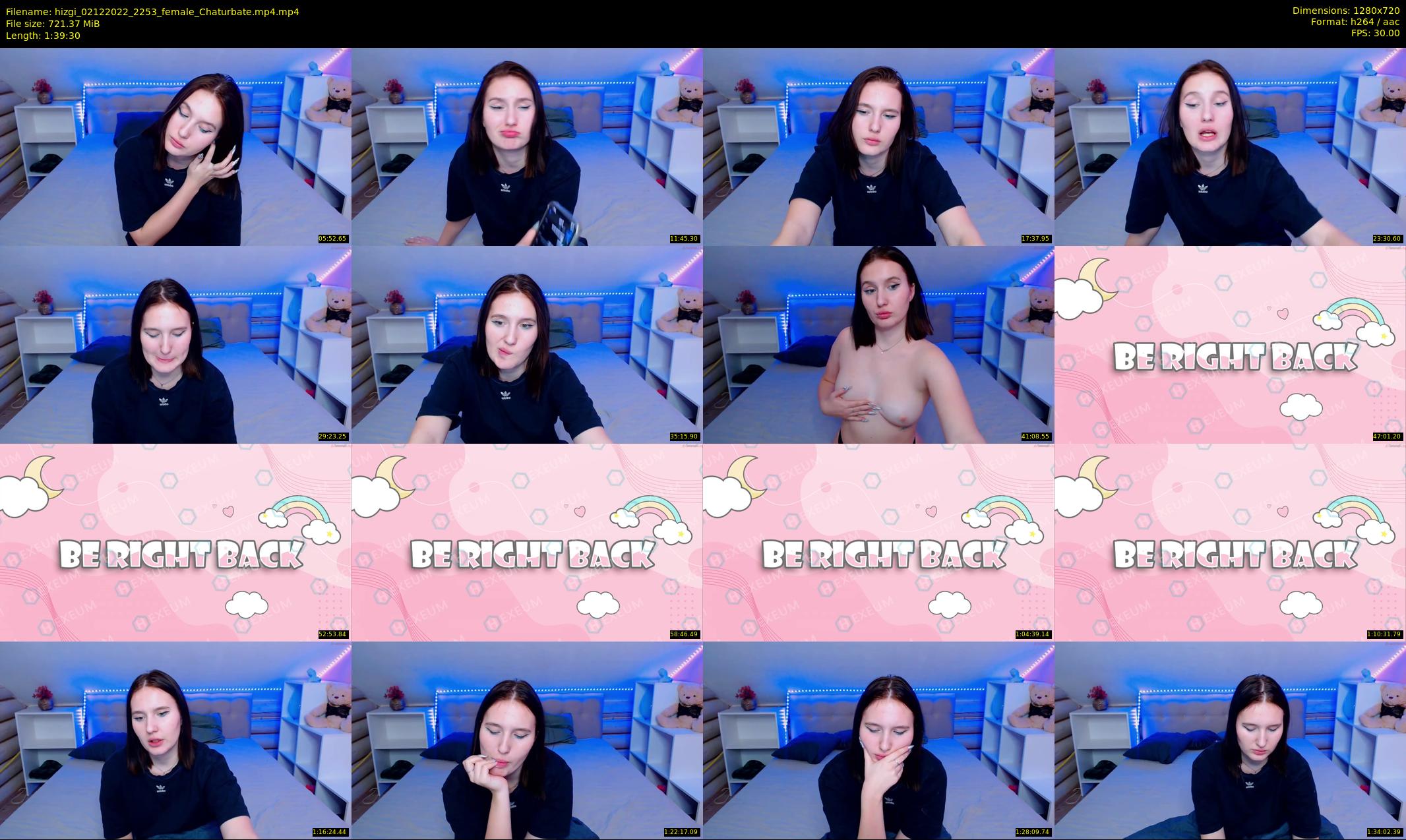 hizgi — 100 minute Chaturbate couple cam show recording, 720p, Dec 2, 2022