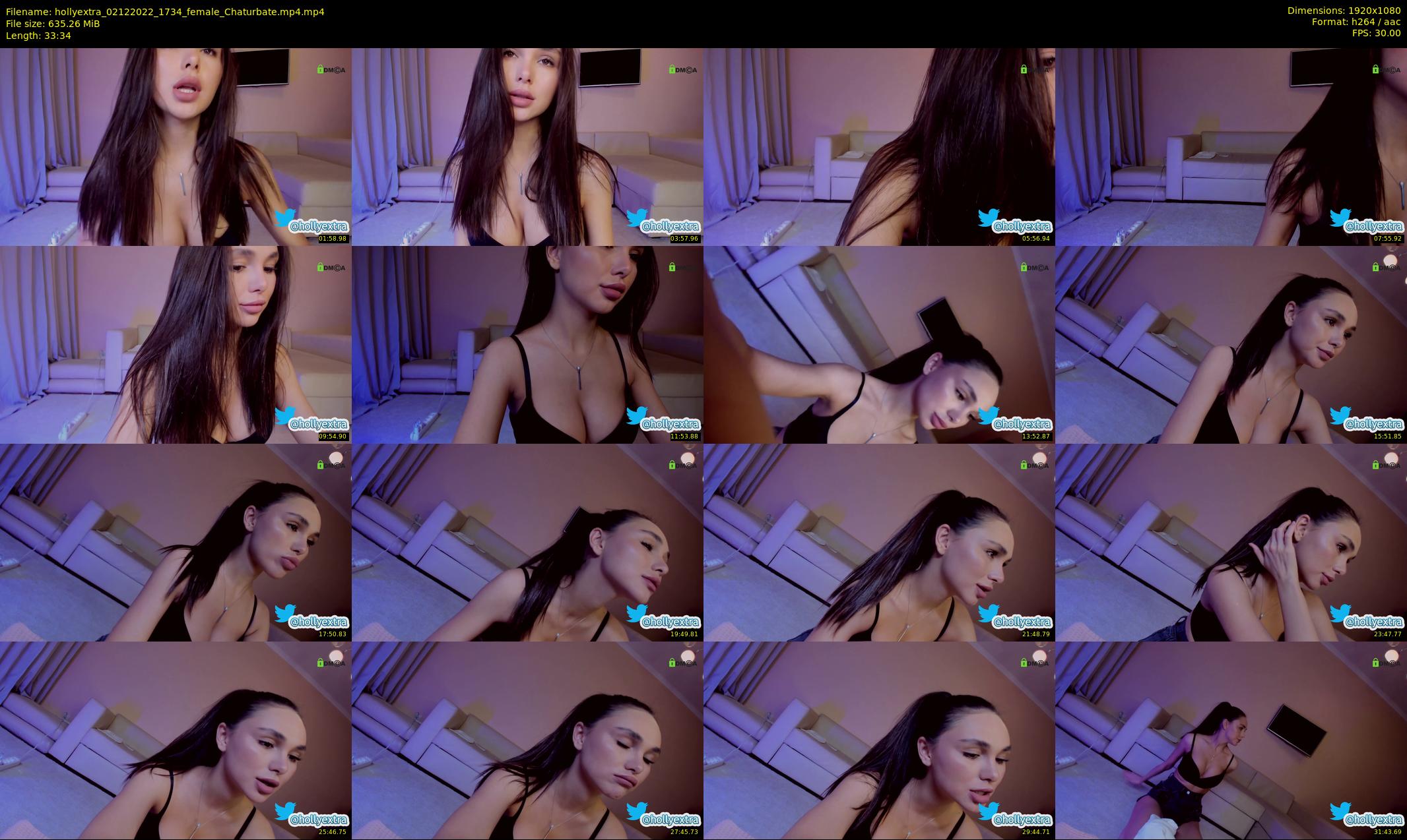 hollyextra — 34 minute Chaturbate female cam show recording, 1080p, Dec 2, 2022