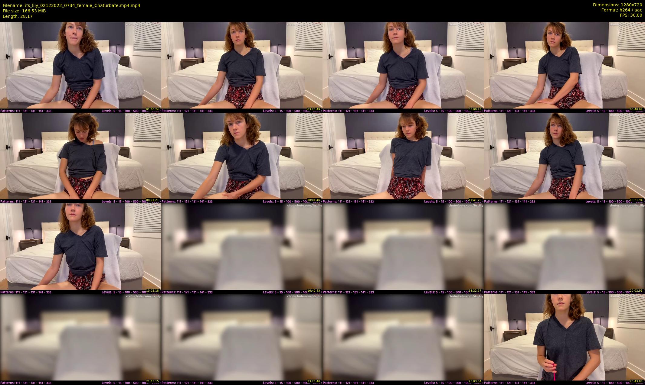 its_lily — 29 minute Chaturbate female cam show recording, 720p, Dec 2, 2022