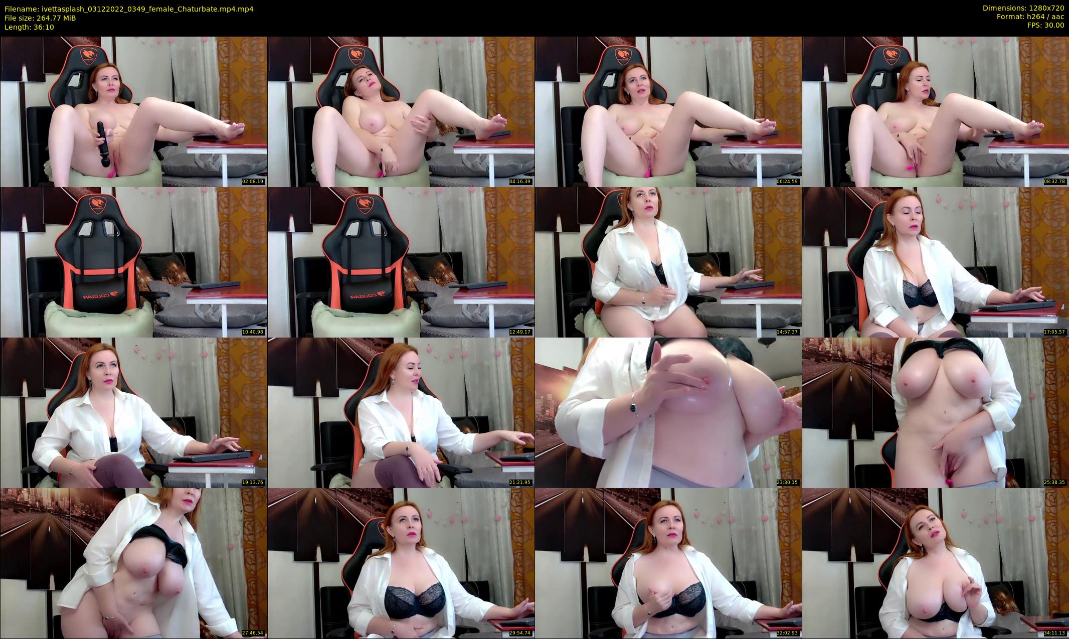 ivettasplash — 37 minute Chaturbate female cam show recording, 720p, Dec 3, 2022