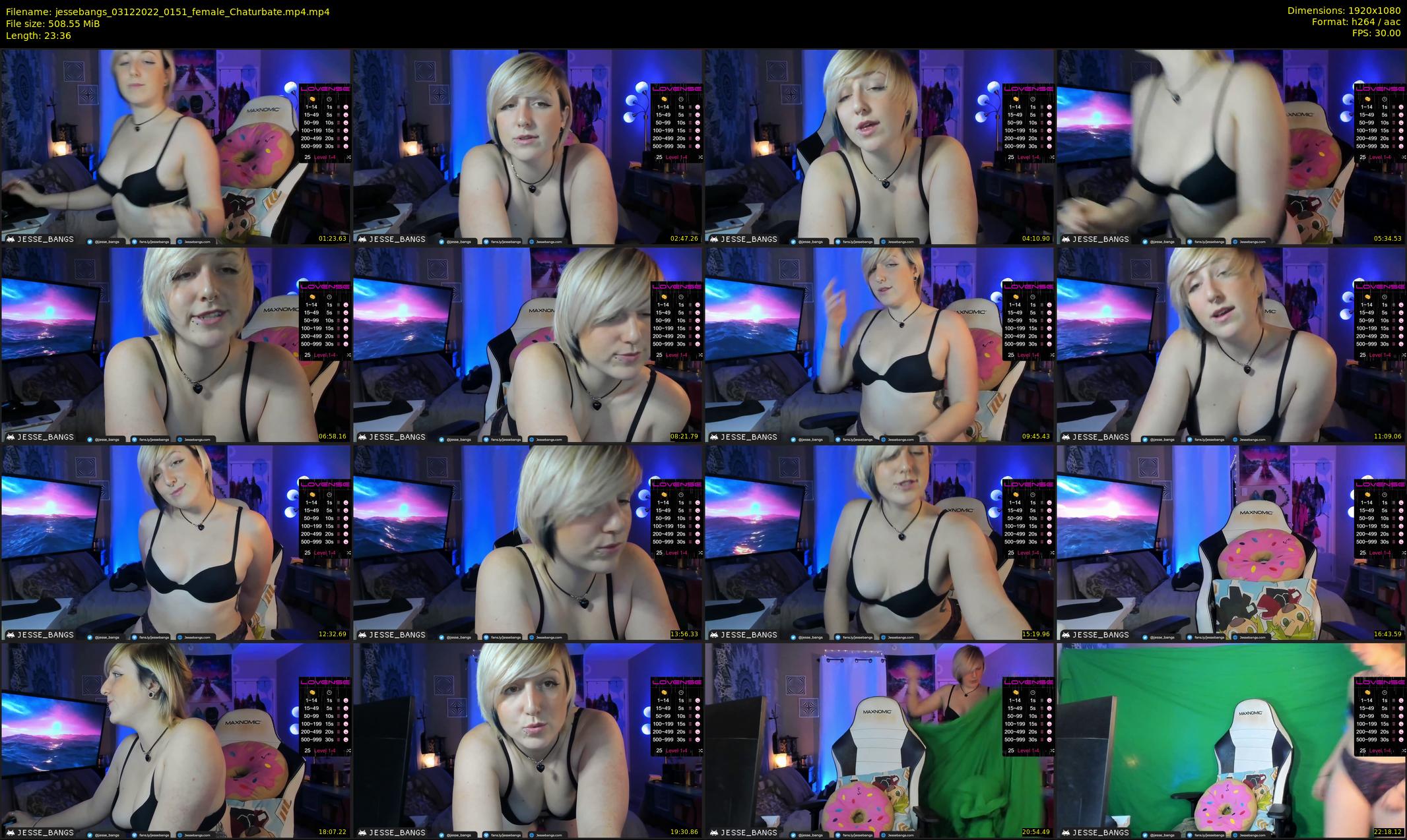 jessebangs — 24 minute Chaturbate female cam show recording, 1080p, Dec 3, 2022