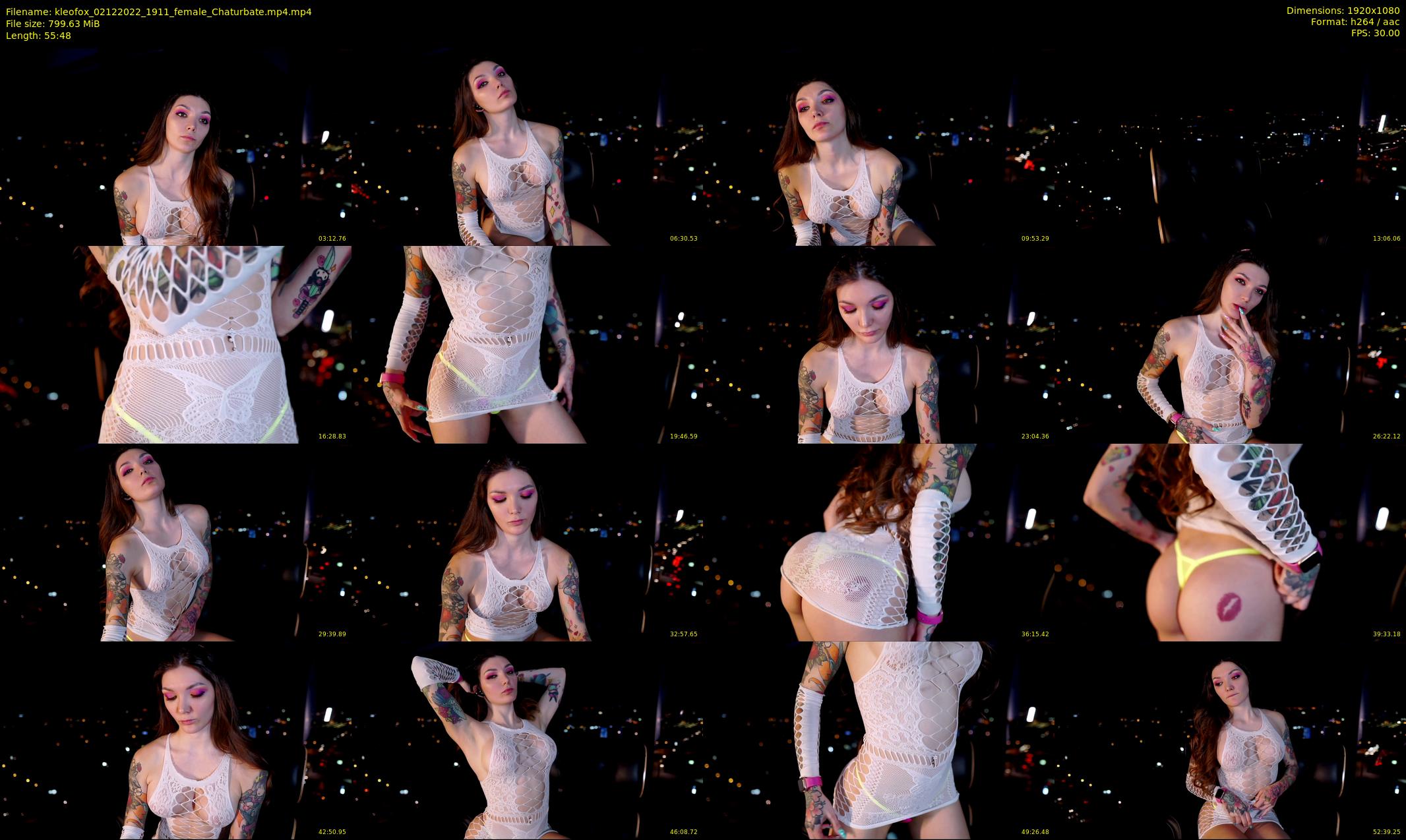 kleofox — 56 minute Chaturbate female cam show recording, 1080p, Dec 2, 2022