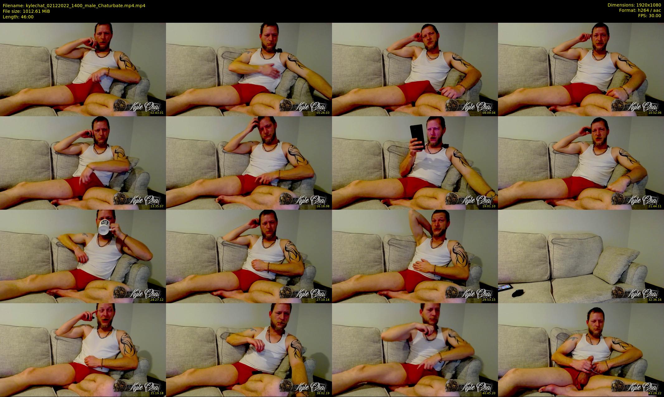 kylechat — 46 minute Chaturbate male cam show recording, 1080p, Dec 2, 2022