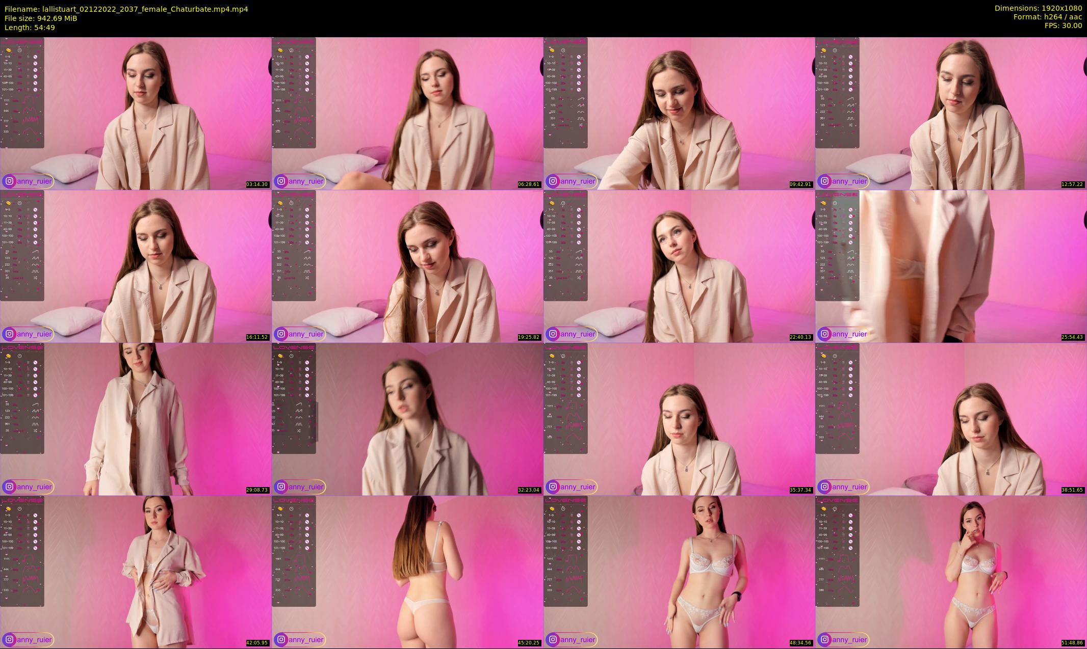 lallistuart — 55 minute Chaturbate female cam show recording, 1080p, Dec 2, 2022