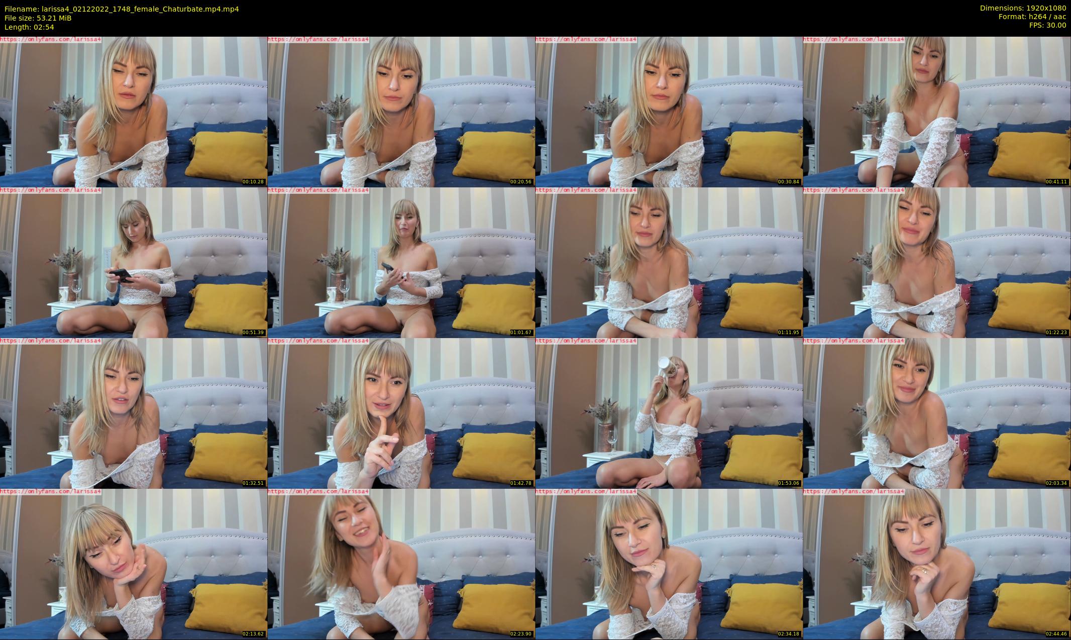 larissa4 — 3 minute Chaturbate female cam show recording, 1080p, Dec 2, 2022