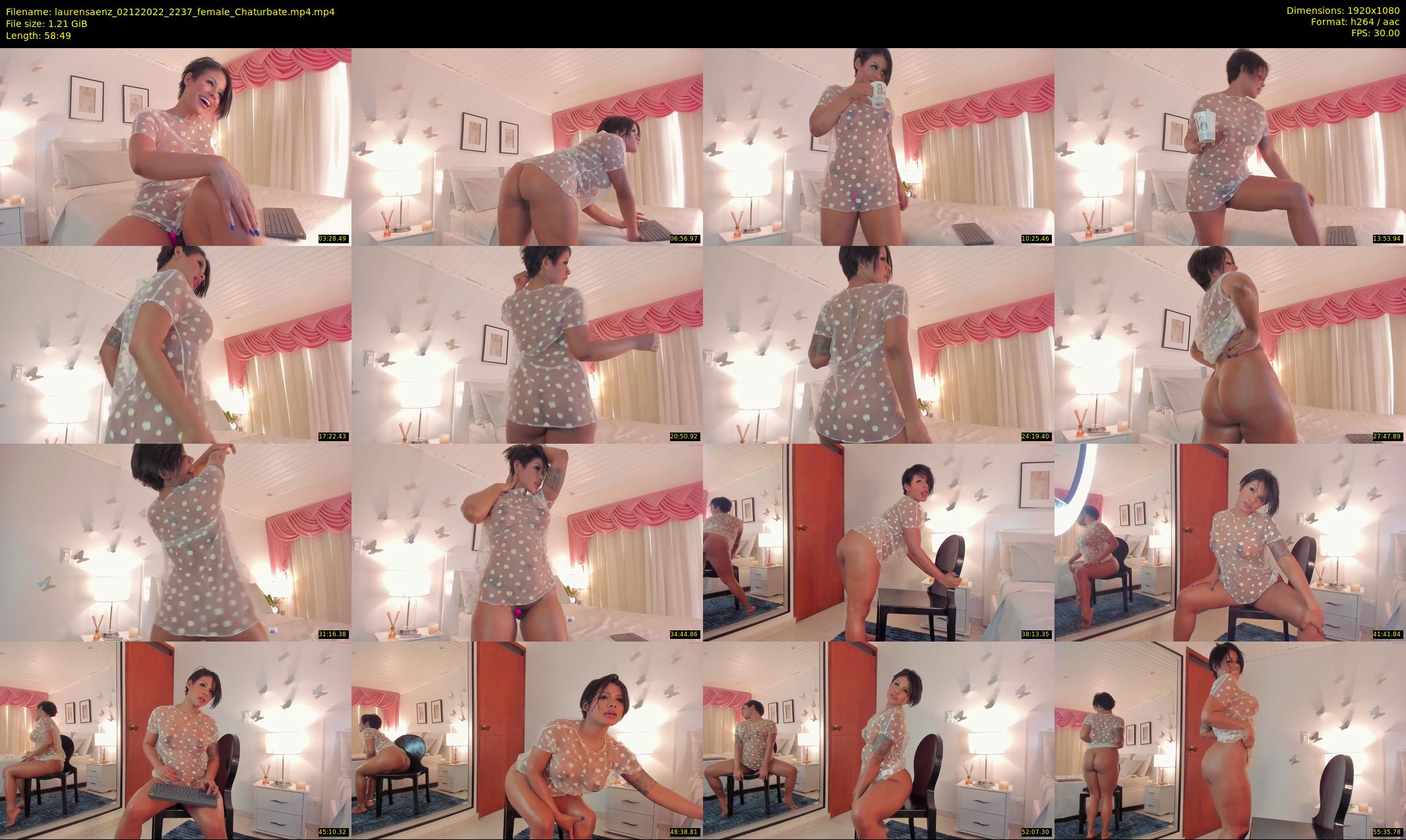laurensaenz — 59 minute Chaturbate female cam show recording, 1080p, Dec 2, 2022