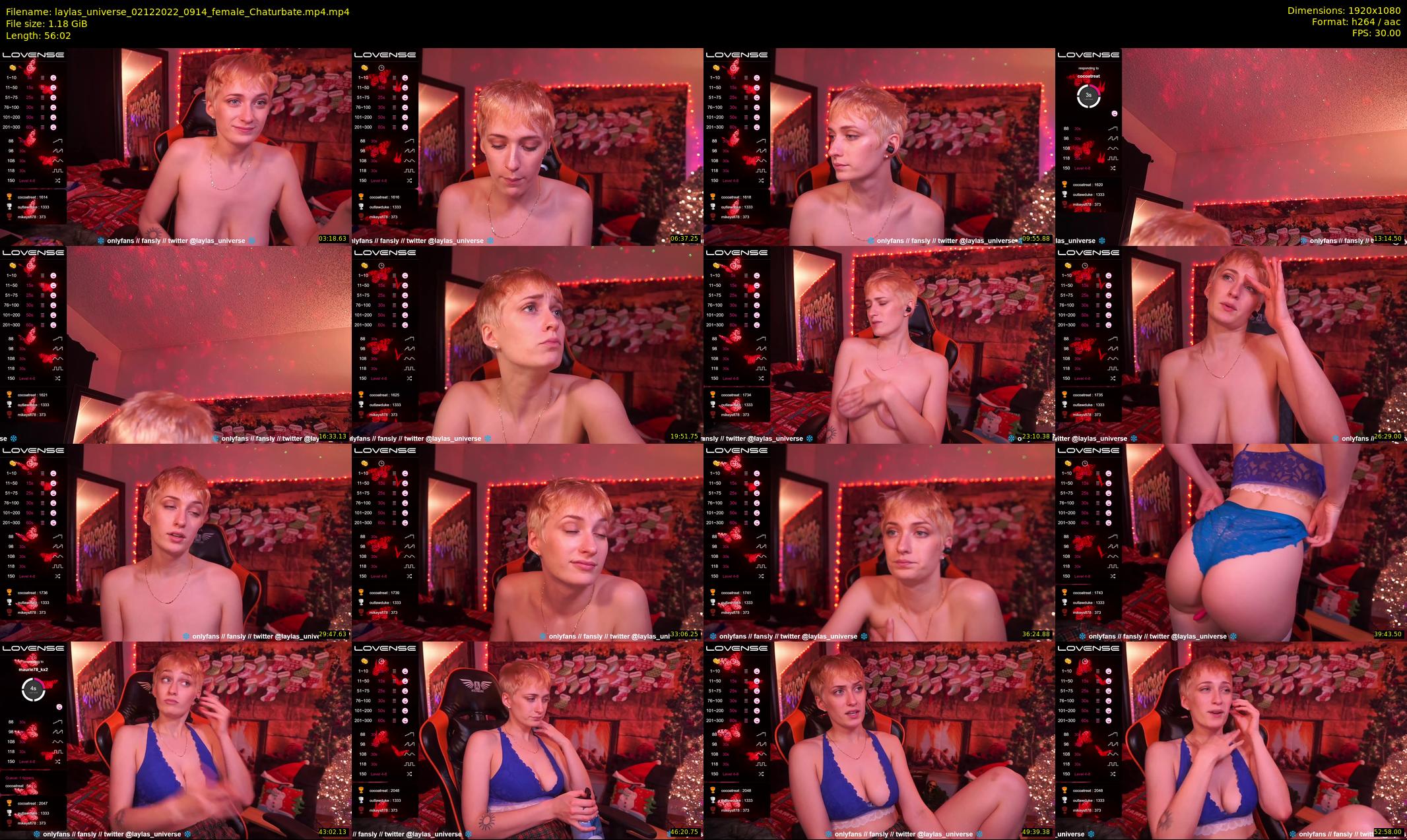 laylas_universe — 57 minute Chaturbate female cam show recording, 1080p, Dec 2, 2022