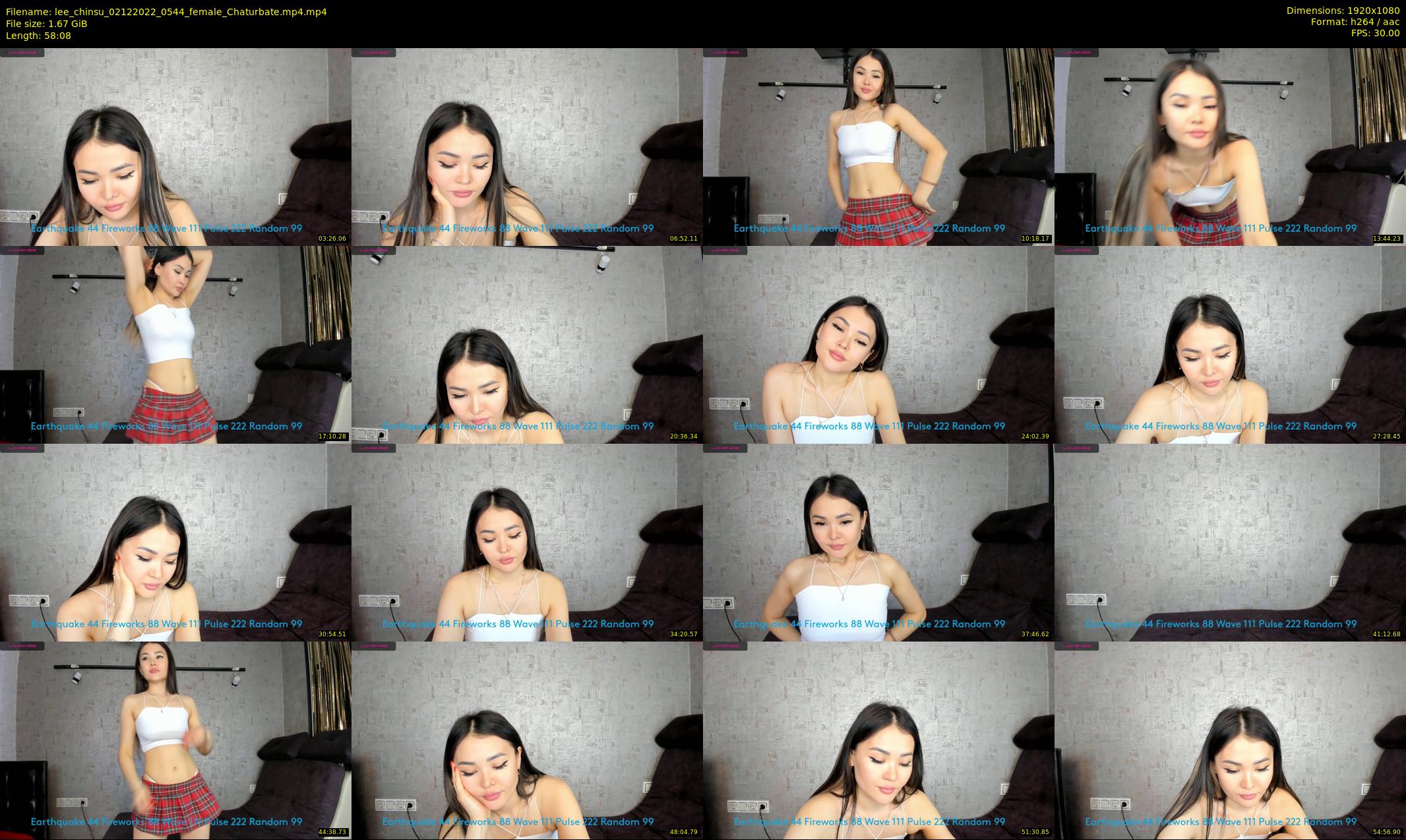 lee_chinsu — 59 minute Chaturbate female cam show recording, 1080p, Dec 2, 2022