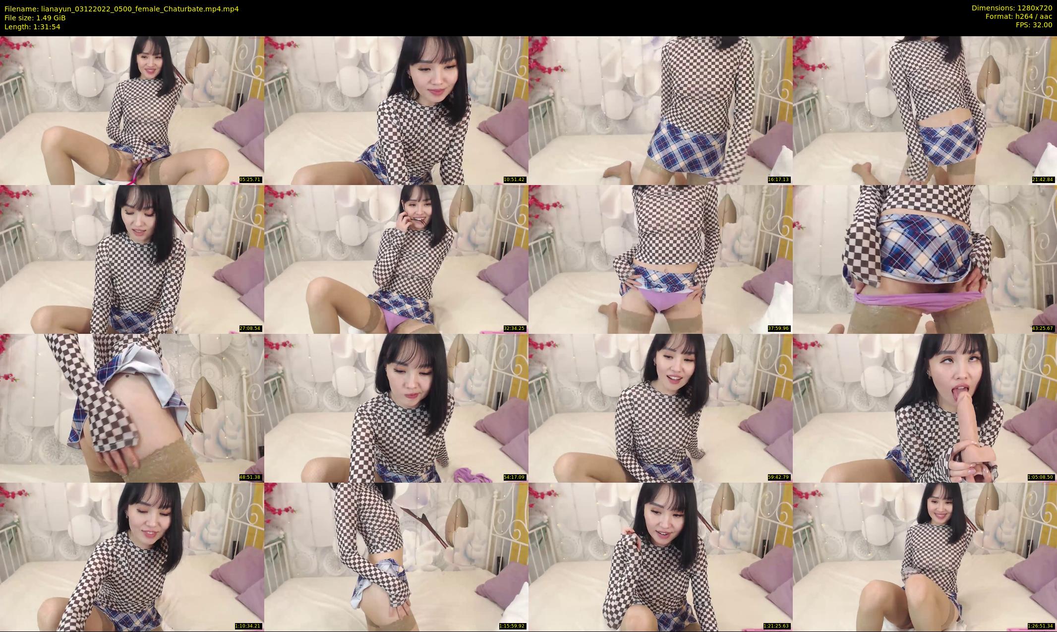 lianayun — 92 minute Chaturbate female cam show recording, 720p, Dec 3, 2022