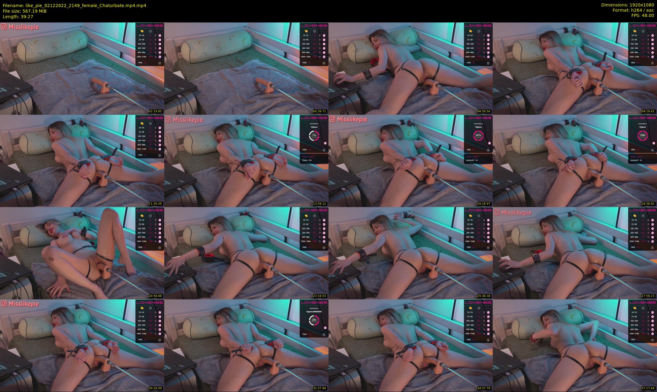 like_pie — 40 minute Chaturbate couple cam show recording, 1080p, Dec 2, 2022