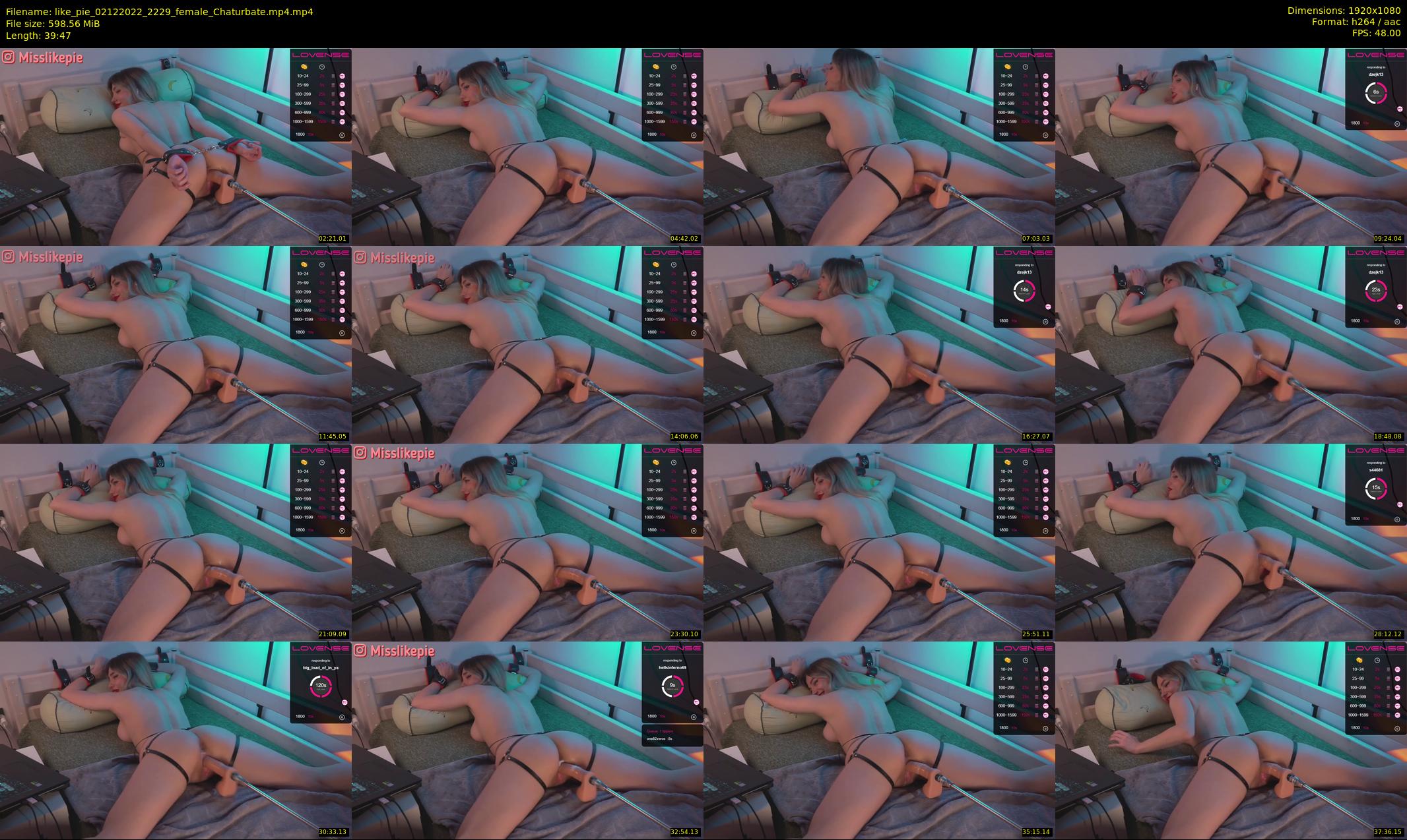 like_pie — 40 minute Chaturbate couple cam show recording, 1080p, Dec 2, 2022