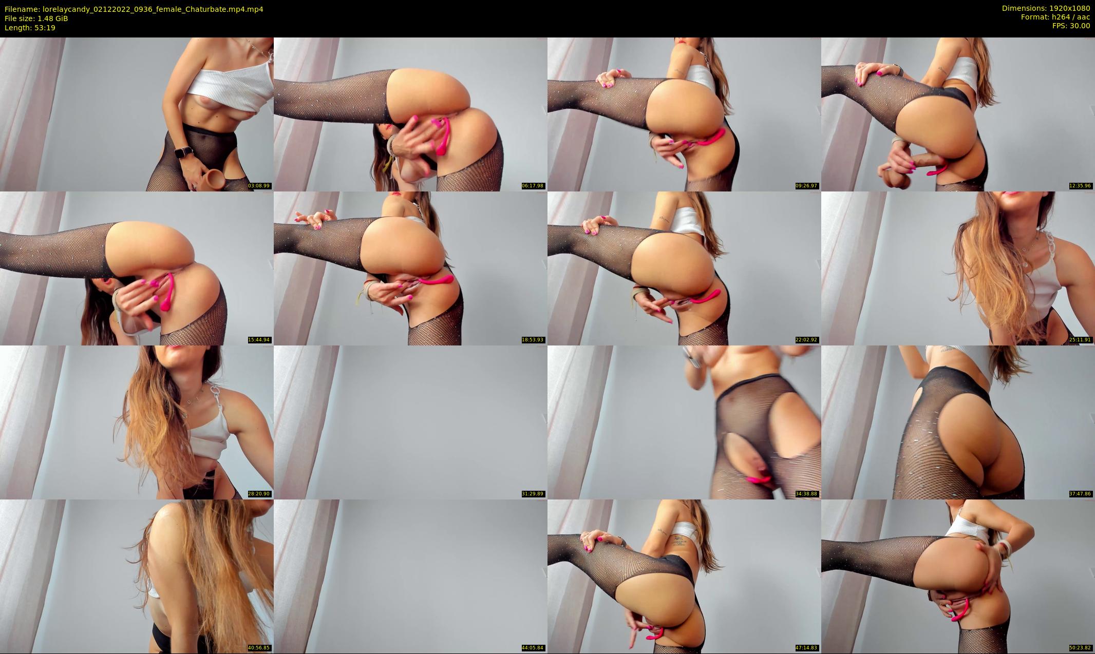 lorelaycandy — 54 minute Chaturbate female cam show recording, 1080p, Dec 2, 2022