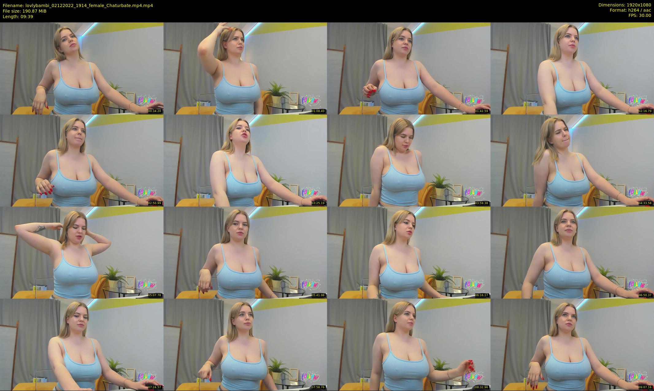 lovlybambi — 10 minute Chaturbate female cam show recording, 1080p, Dec 2, 2022