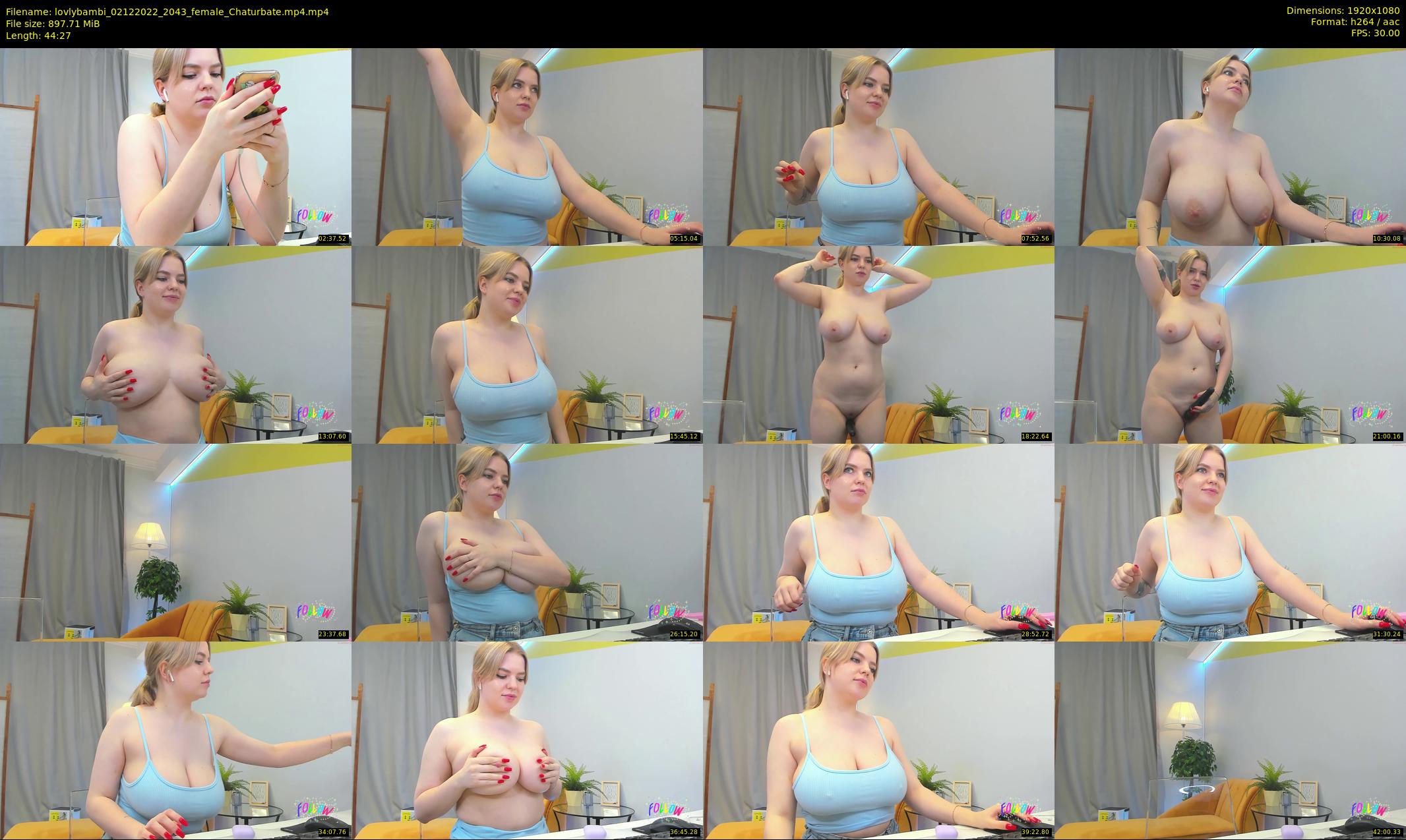 lovlybambi — 45 minute Chaturbate female cam show recording, 1080p, Dec 2, 2022