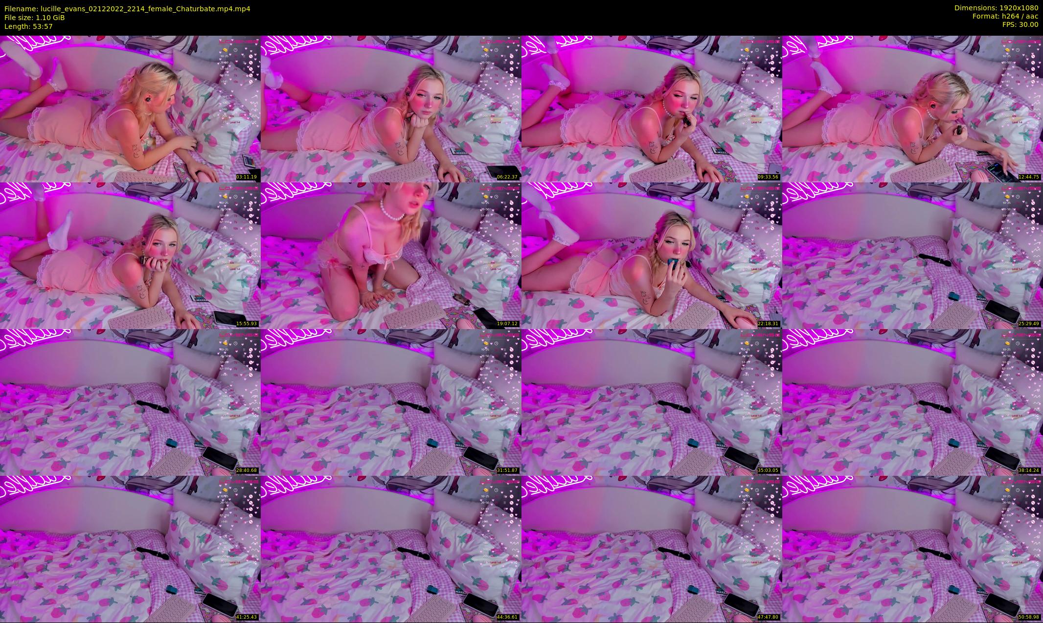 lucille_evans — 54 minute Chaturbate female cam show recording, 1080p, Dec 2, 2022