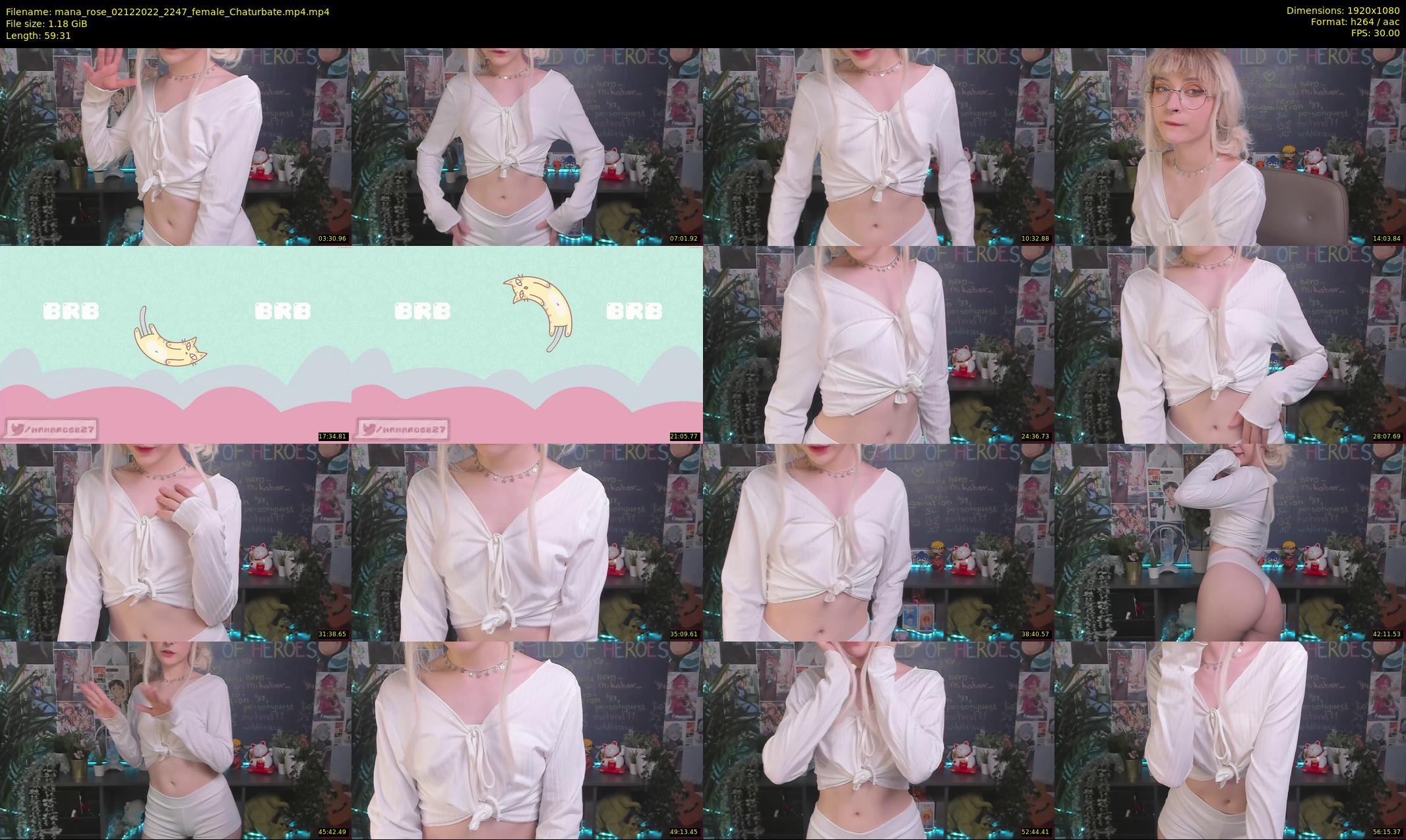 mana_rose — 60 minute Chaturbate female cam show recording, 1080p, Dec 2, 2022